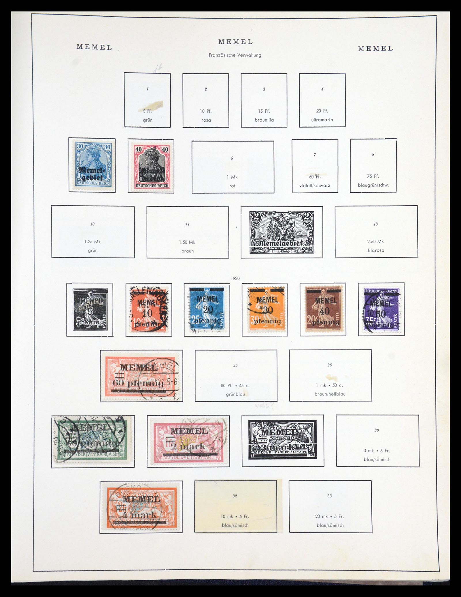 36633 023 - Postzegelverzameling 36633 Saar 1920-1959.