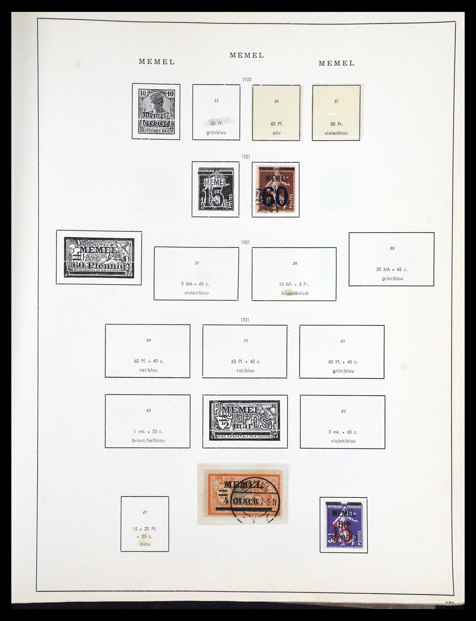 36633 024 - Stamp collection 36633 Saar 1920-1959.