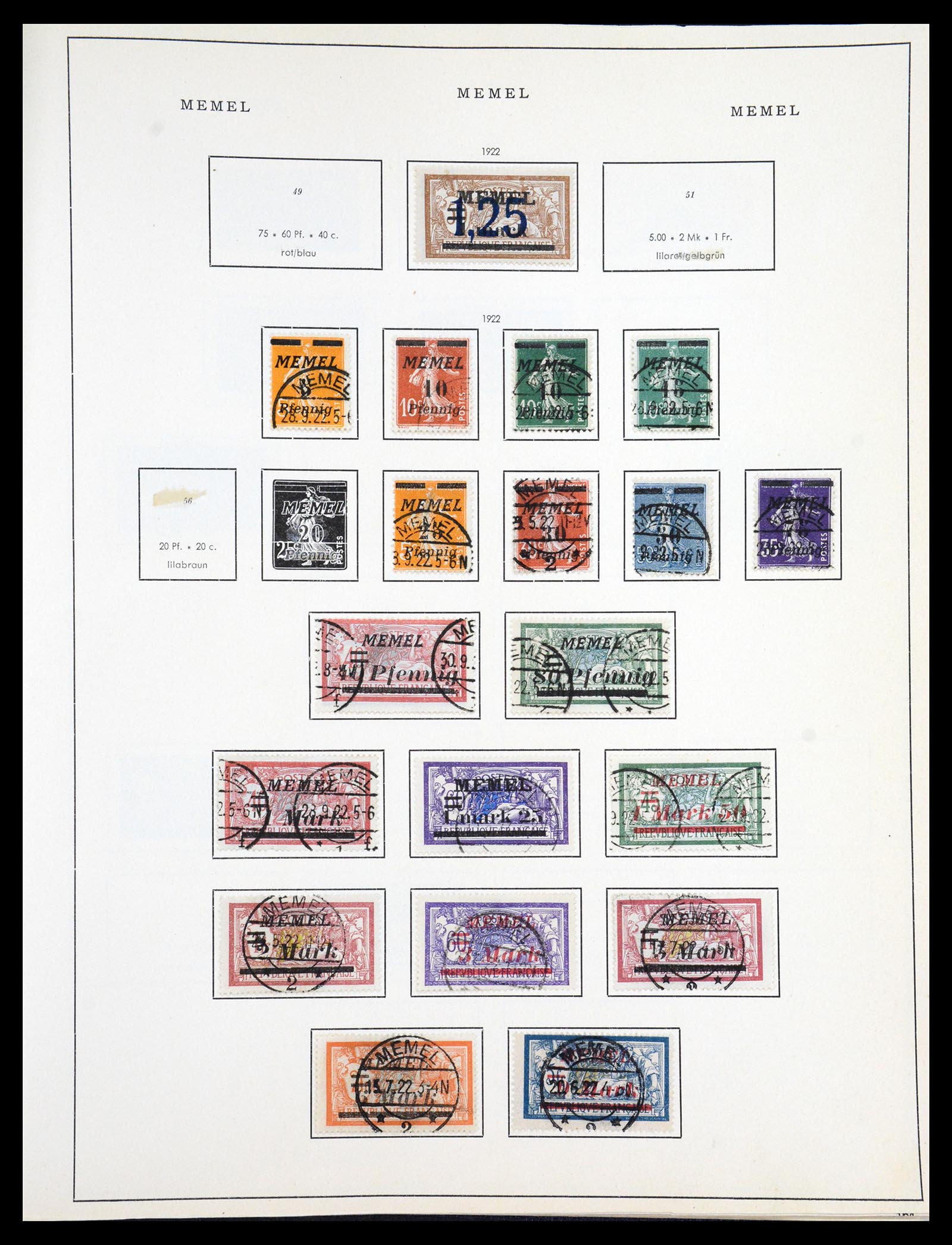 36633 025 - Postzegelverzameling 36633 Saar 1920-1959.