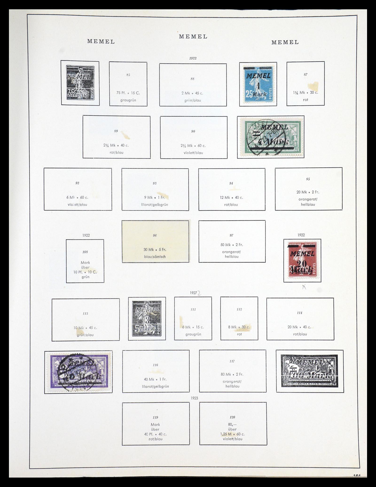 36633 027 - Postzegelverzameling 36633 Saar 1920-1959.
