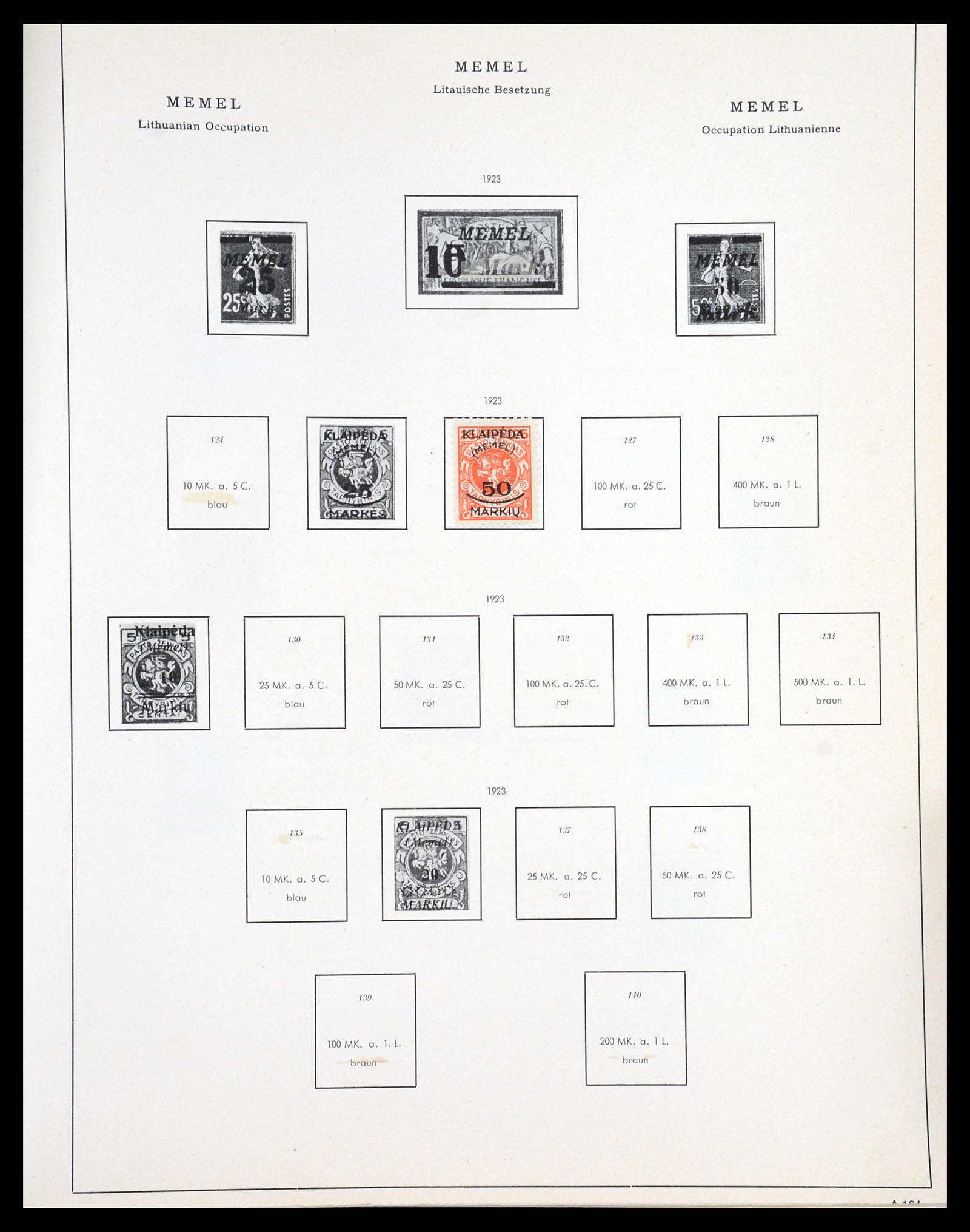36633 028 - Stamp collection 36633 Saar 1920-1959.