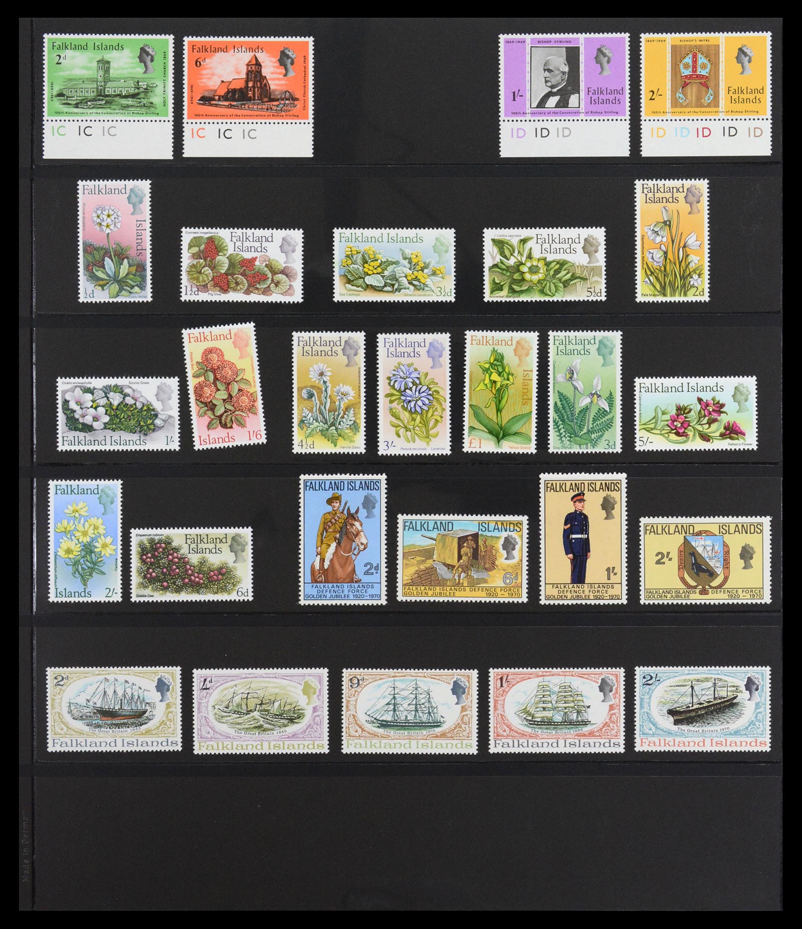 36638 005 - Postzegelverzameling 36638 Falkland Islands 1904-2005.