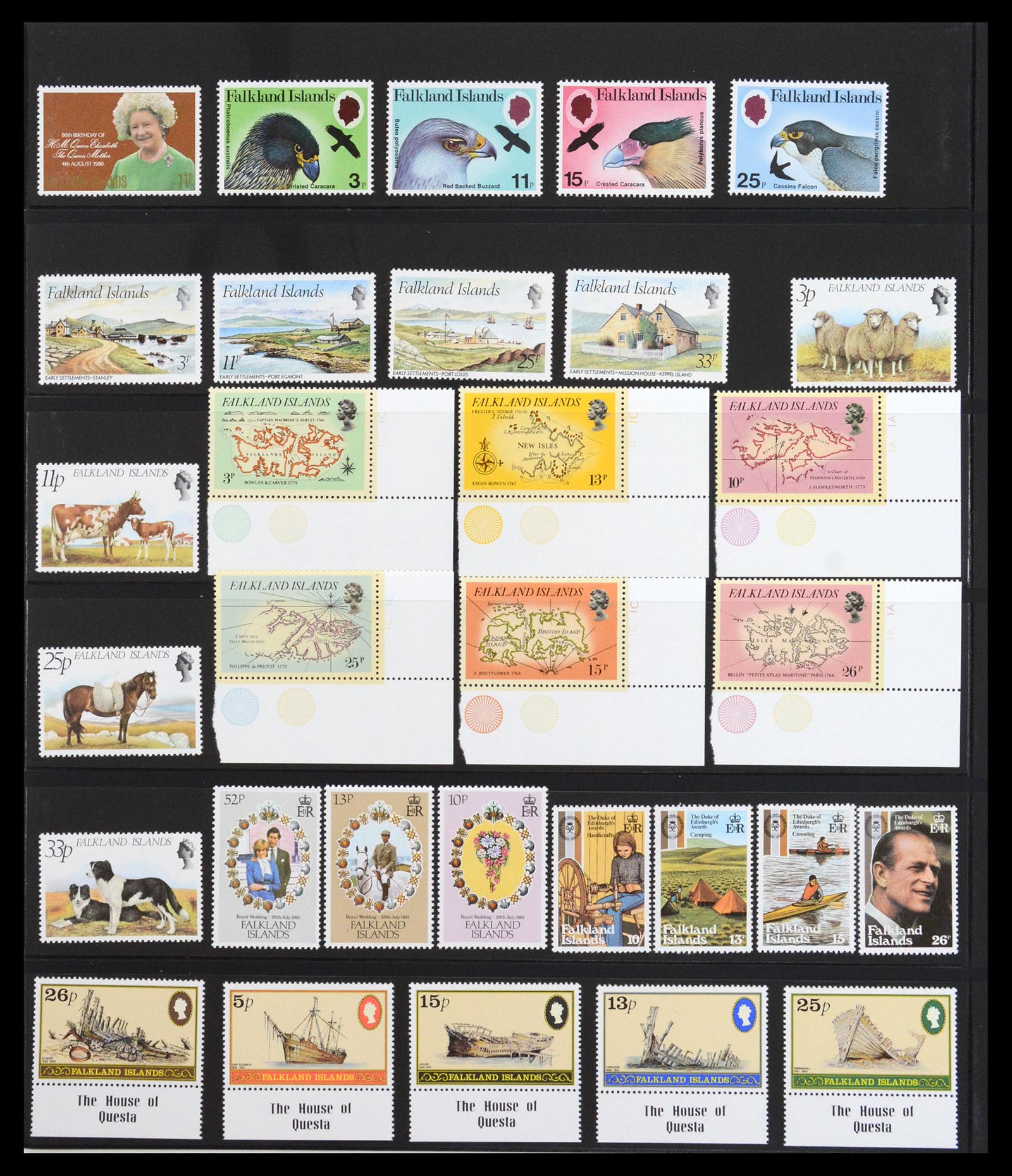 36638 012 - Stamp collection 36638 Falkland Eilanden 1904-2005.