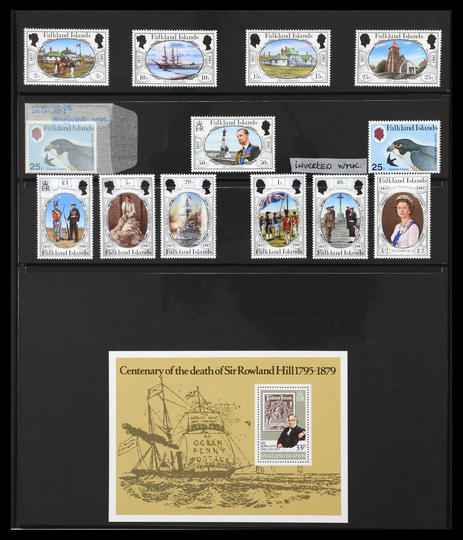 36638 013 - Postzegelverzameling 36638 Falkland Islands 1904-2005.