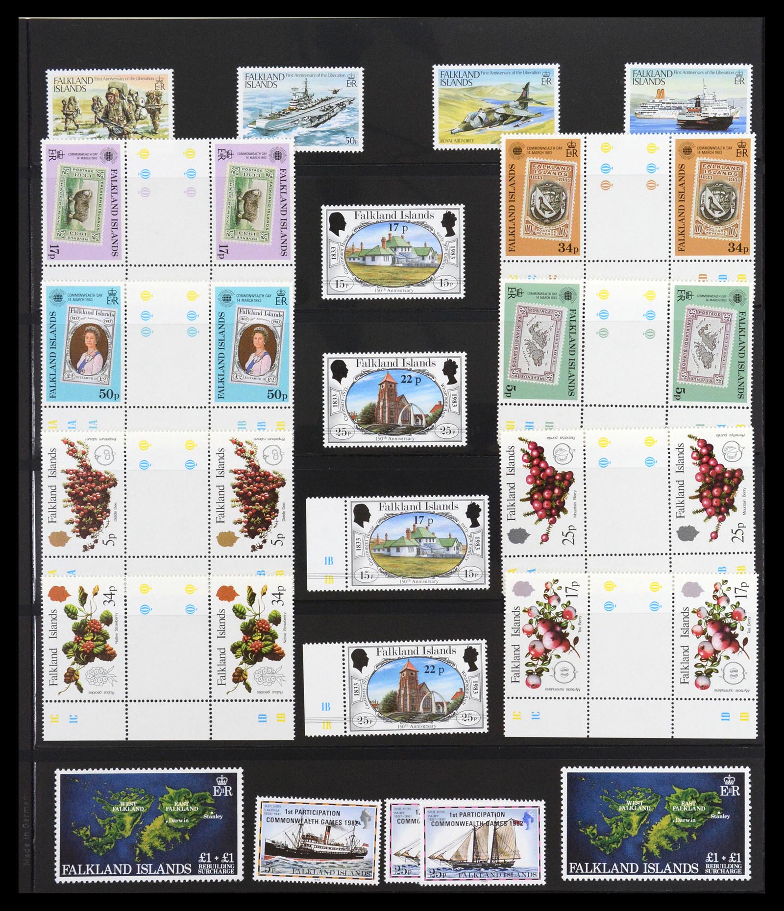 36638 015 - Postzegelverzameling 36638 Falkland Islands 1904-2005.