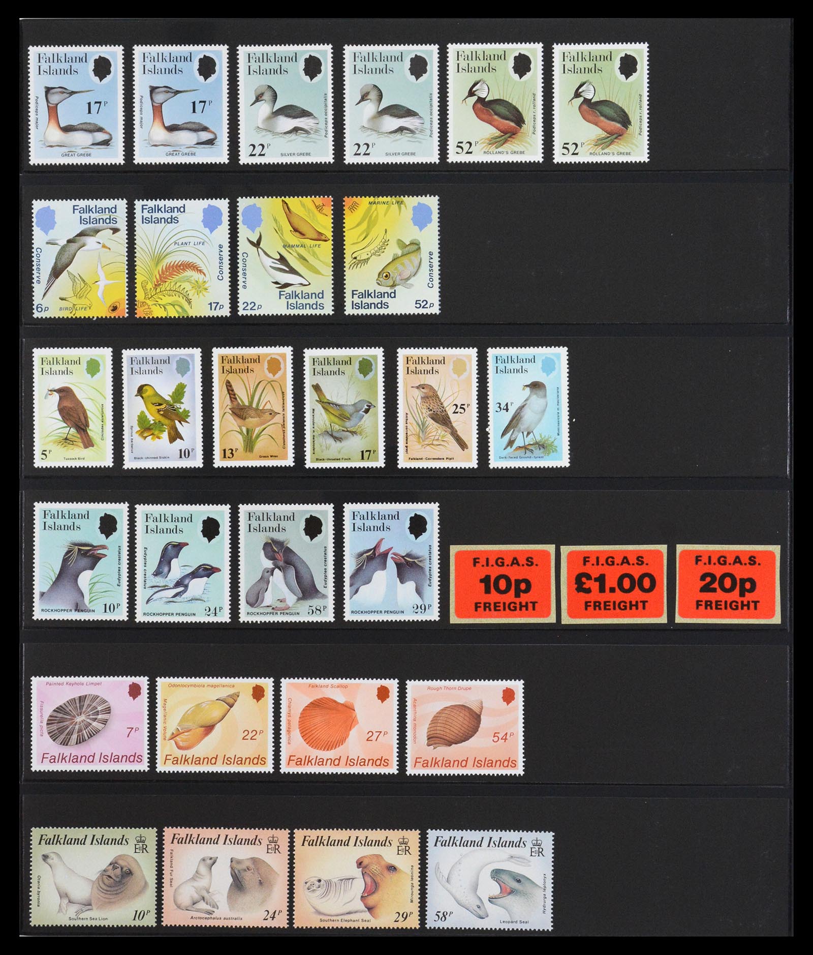 36638 018 - Stamp collection 36638 Falkland Eilanden 1904-2005.