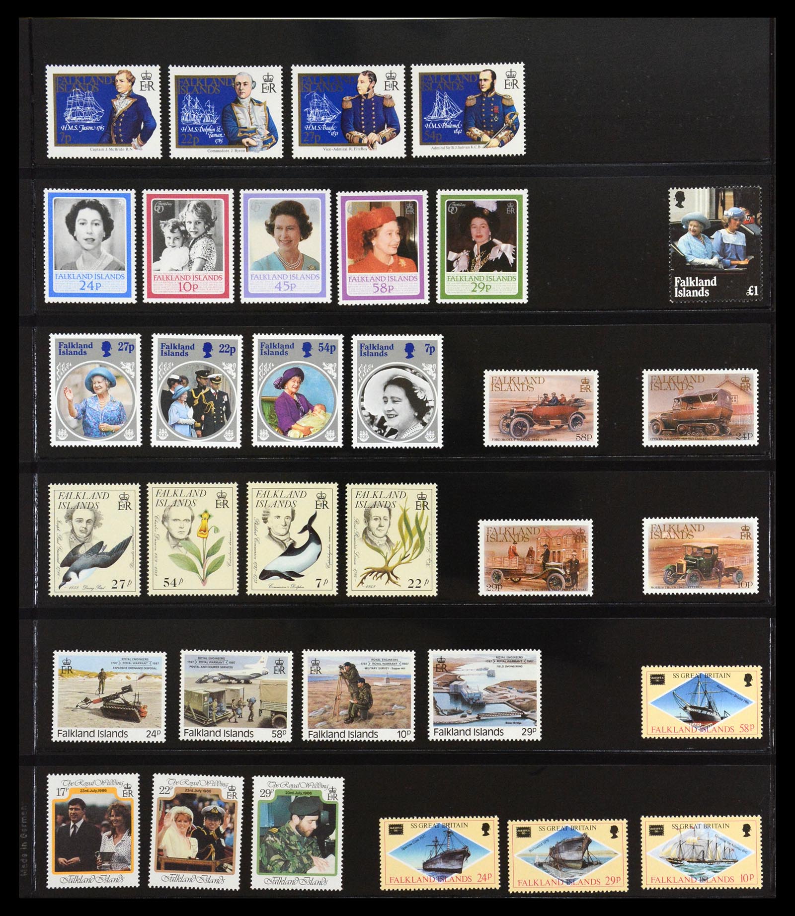 36638 019 - Stamp collection 36638 Falkland Eilanden 1904-2005.
