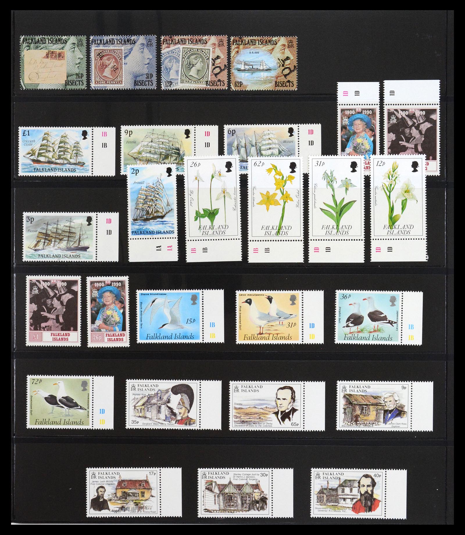 36638 022 - Stamp collection 36638 Falkland Eilanden 1904-2005.