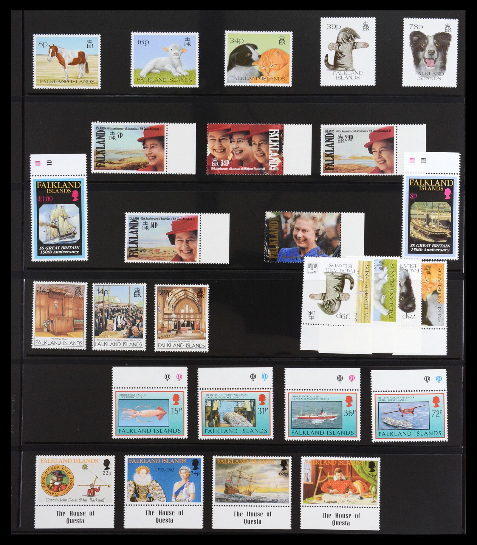 36638 023 - Postzegelverzameling 36638 Falkland Islands 1904-2005.
