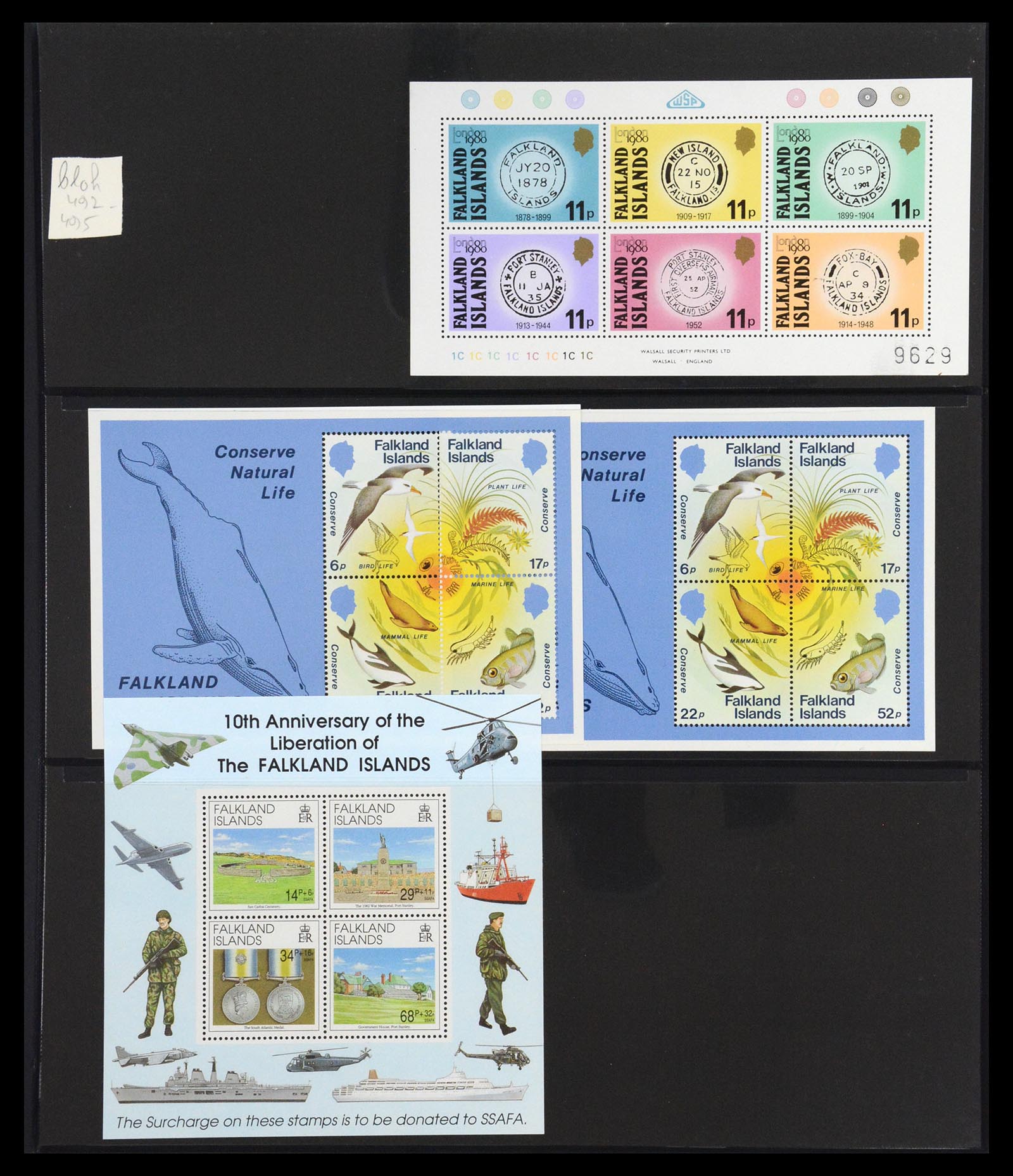 36638 028 - Stamp collection 36638 Falkland Eilanden 1904-2005.