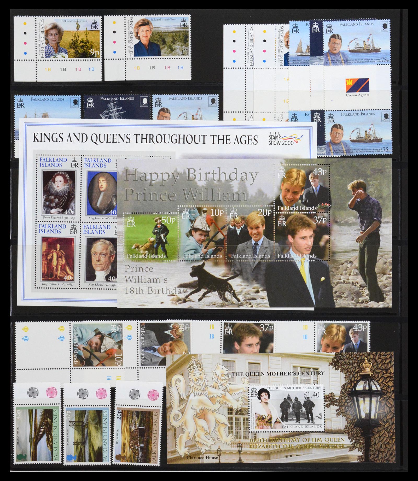 36638 034 - Stamp collection 36638 Falkland Eilanden 1904-2005.