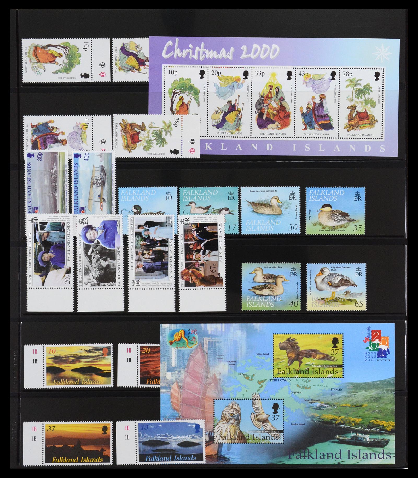 36638 035 - Postzegelverzameling 36638 Falkland Islands 1904-2005.