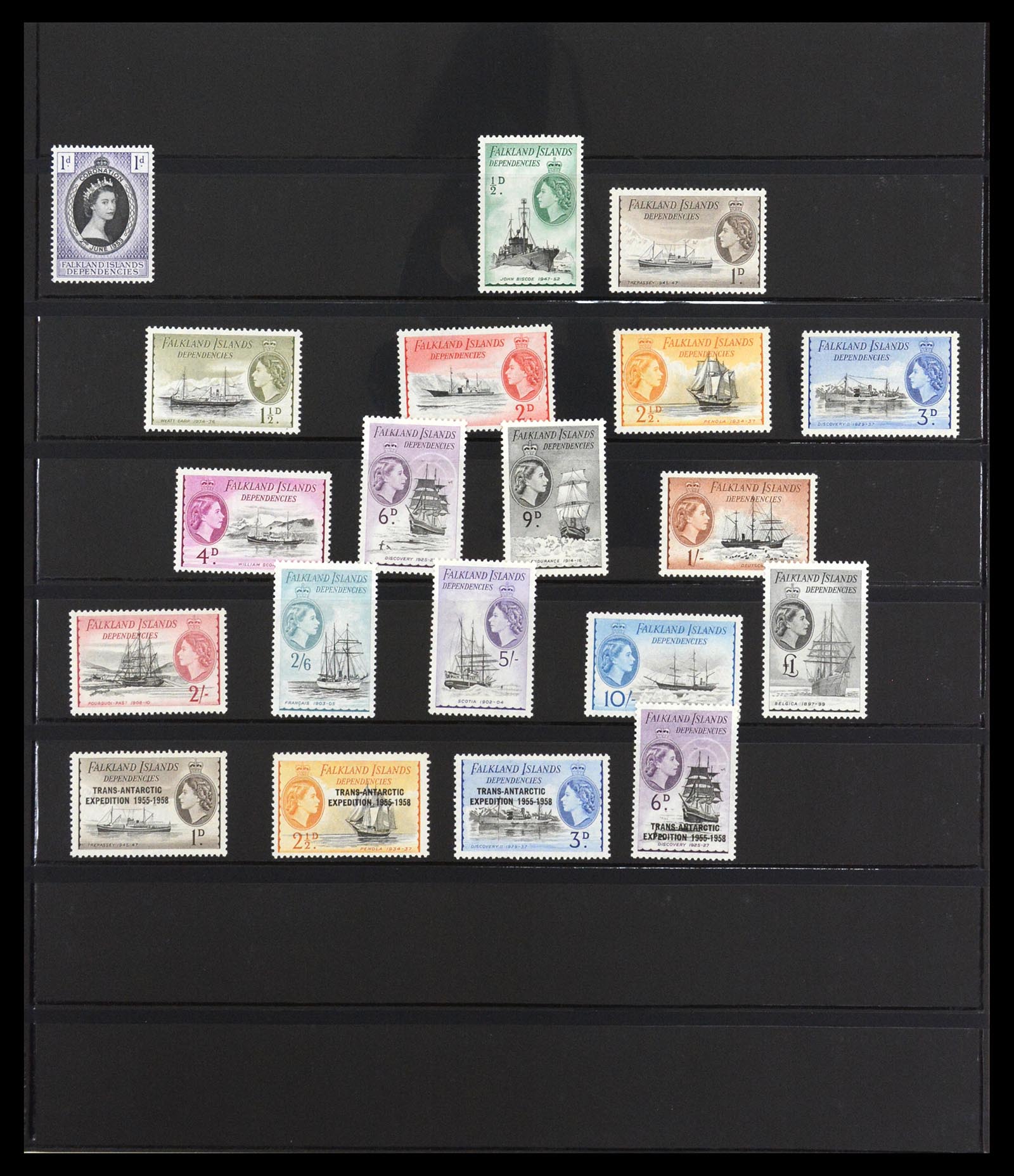 36638 041 - Stamp collection 36638 Falkland Eilanden 1904-2005.