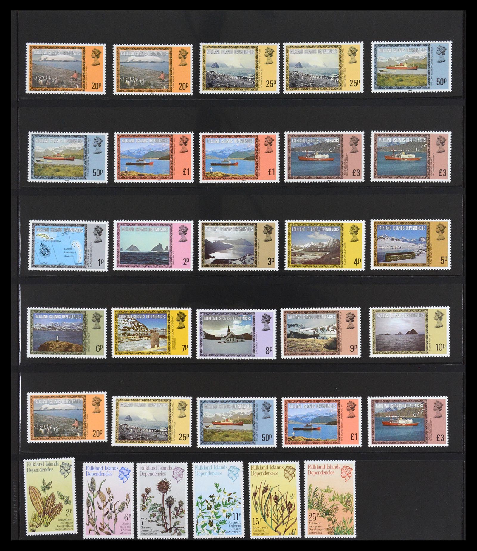36638 043 - Postzegelverzameling 36638 Falkland Islands 1904-2005.