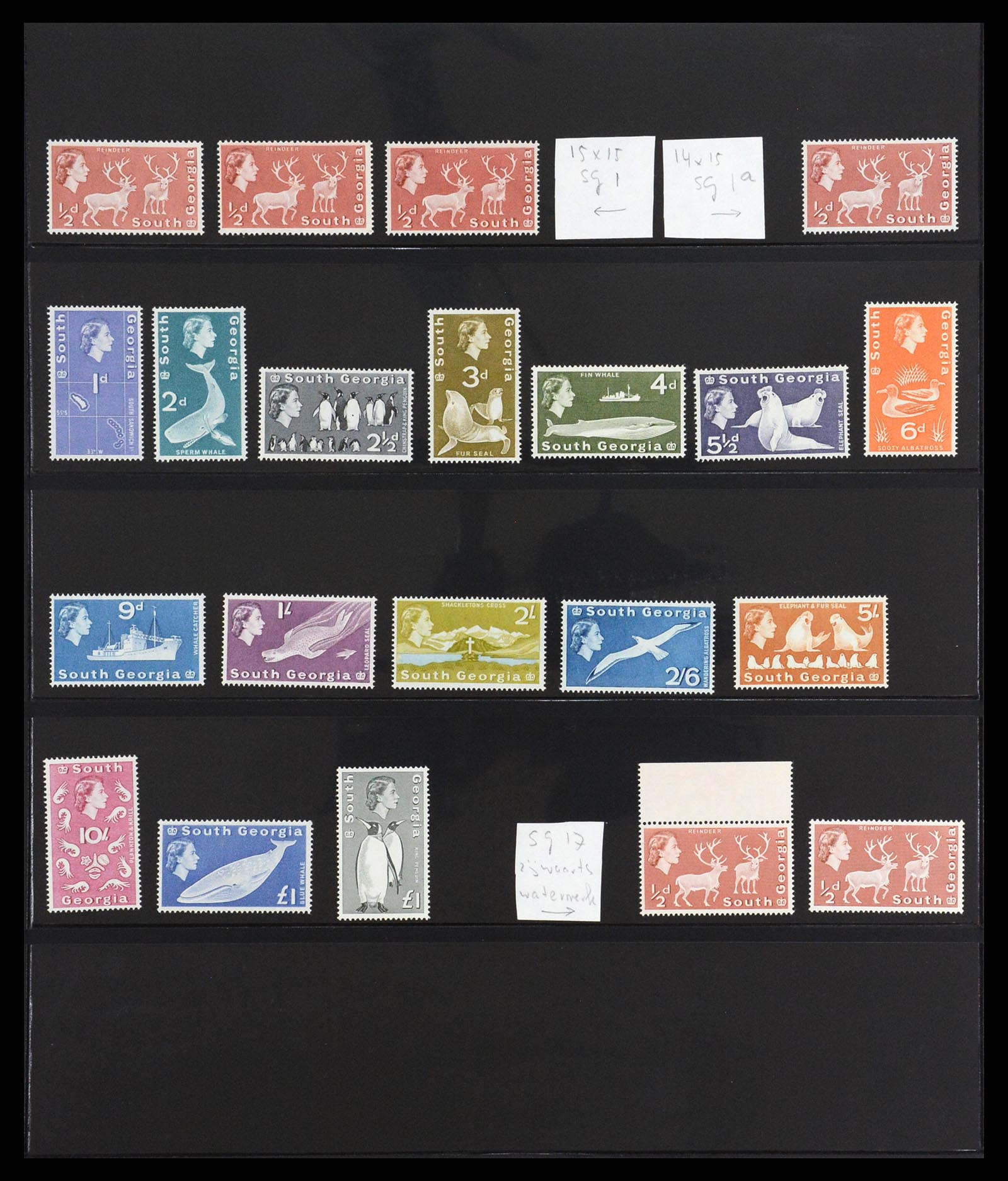 36638 047 - Postzegelverzameling 36638 Falkland Islands 1904-2005.