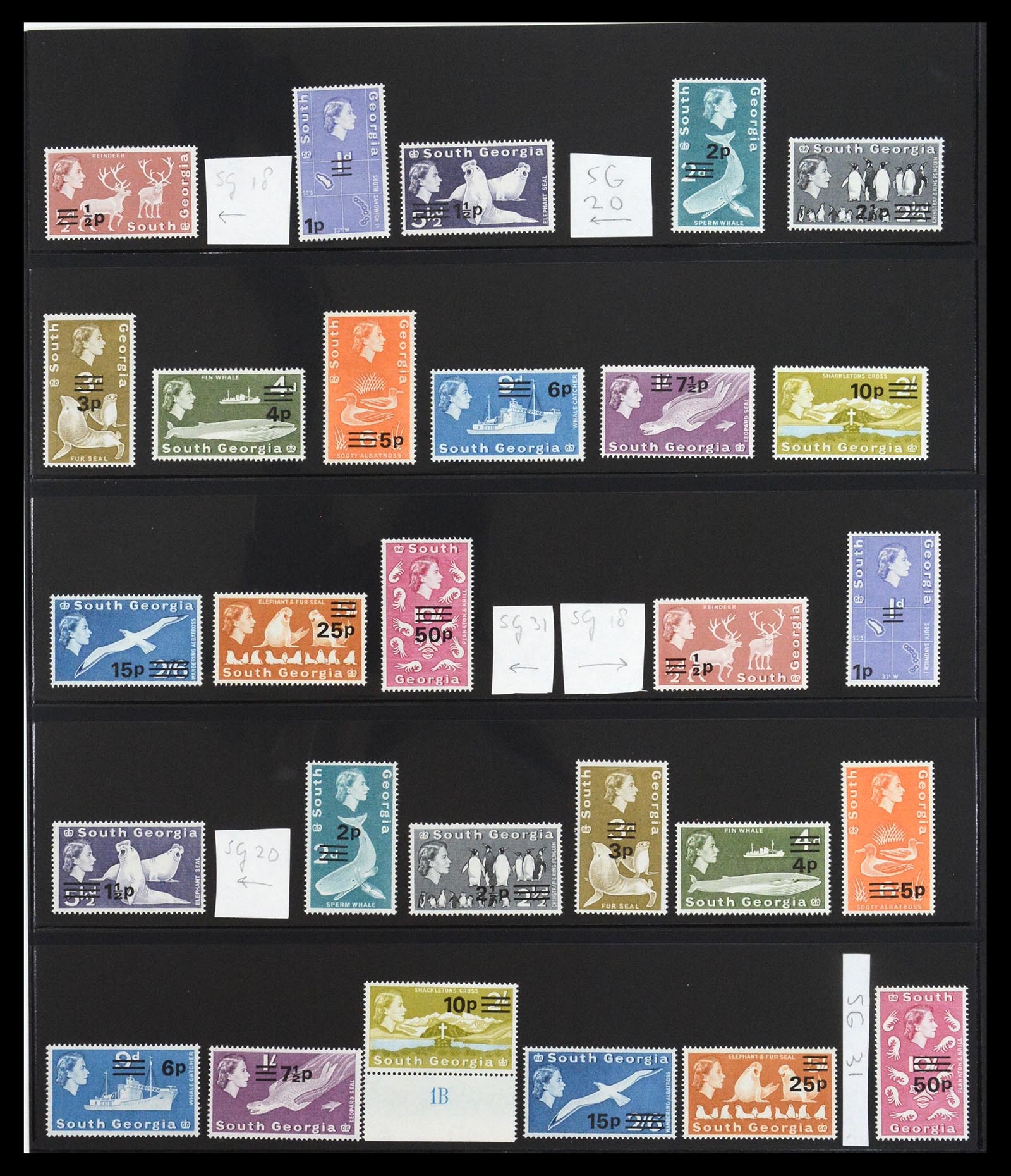 36638 048 - Postzegelverzameling 36638 Falkland Islands 1904-2005.