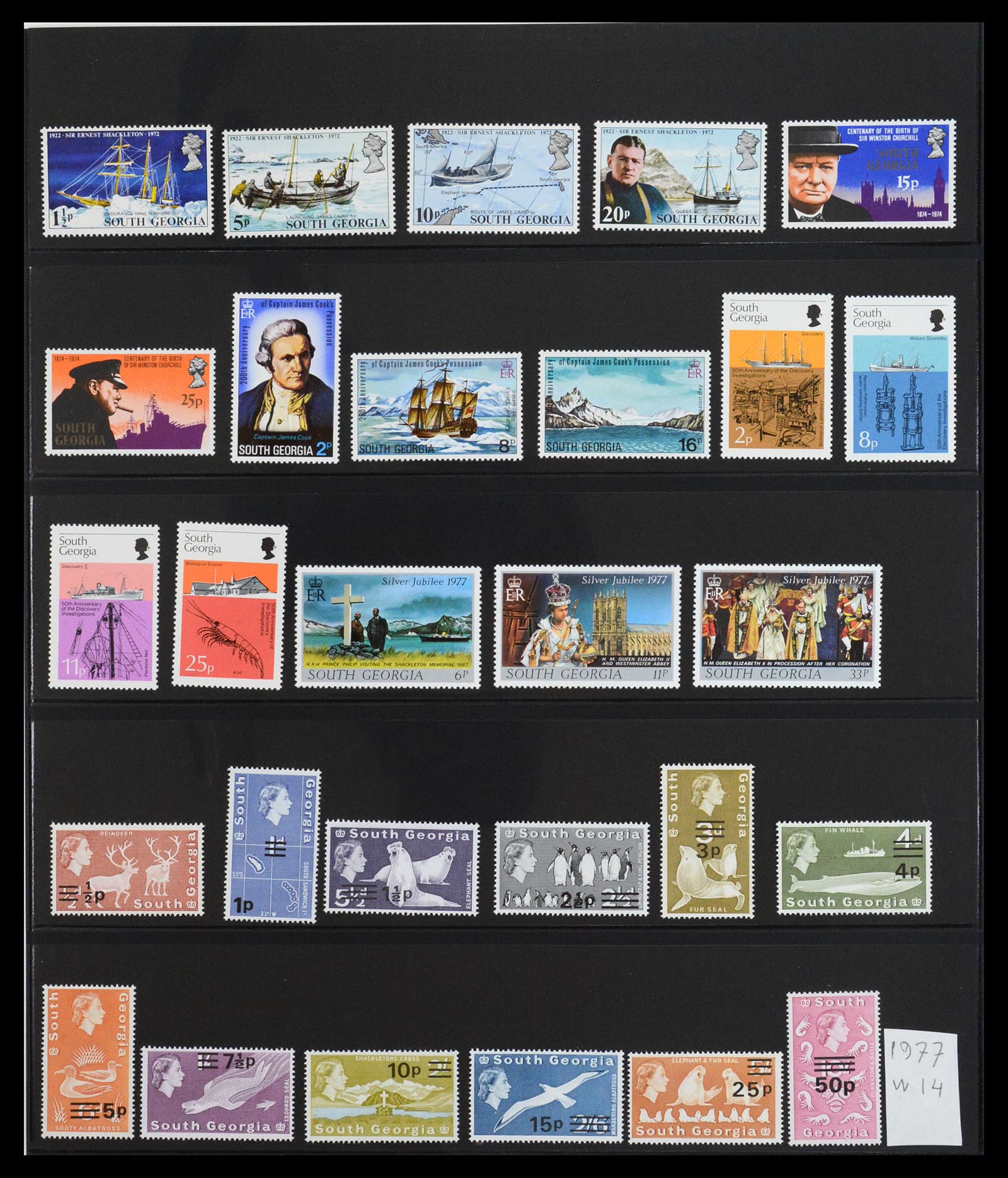36638 050 - Stamp collection 36638 Falkland Eilanden 1904-2005.