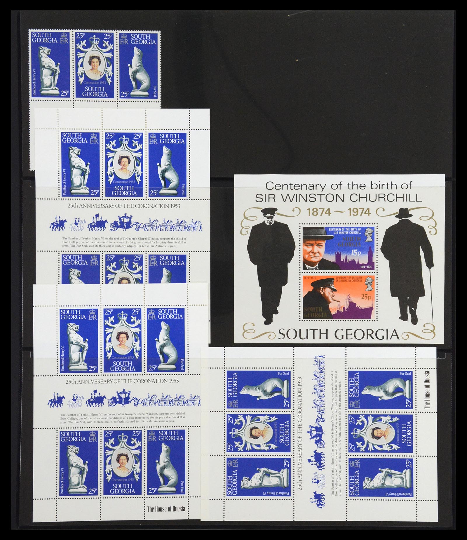 36638 053 - Postzegelverzameling 36638 Falkland Islands 1904-2005.