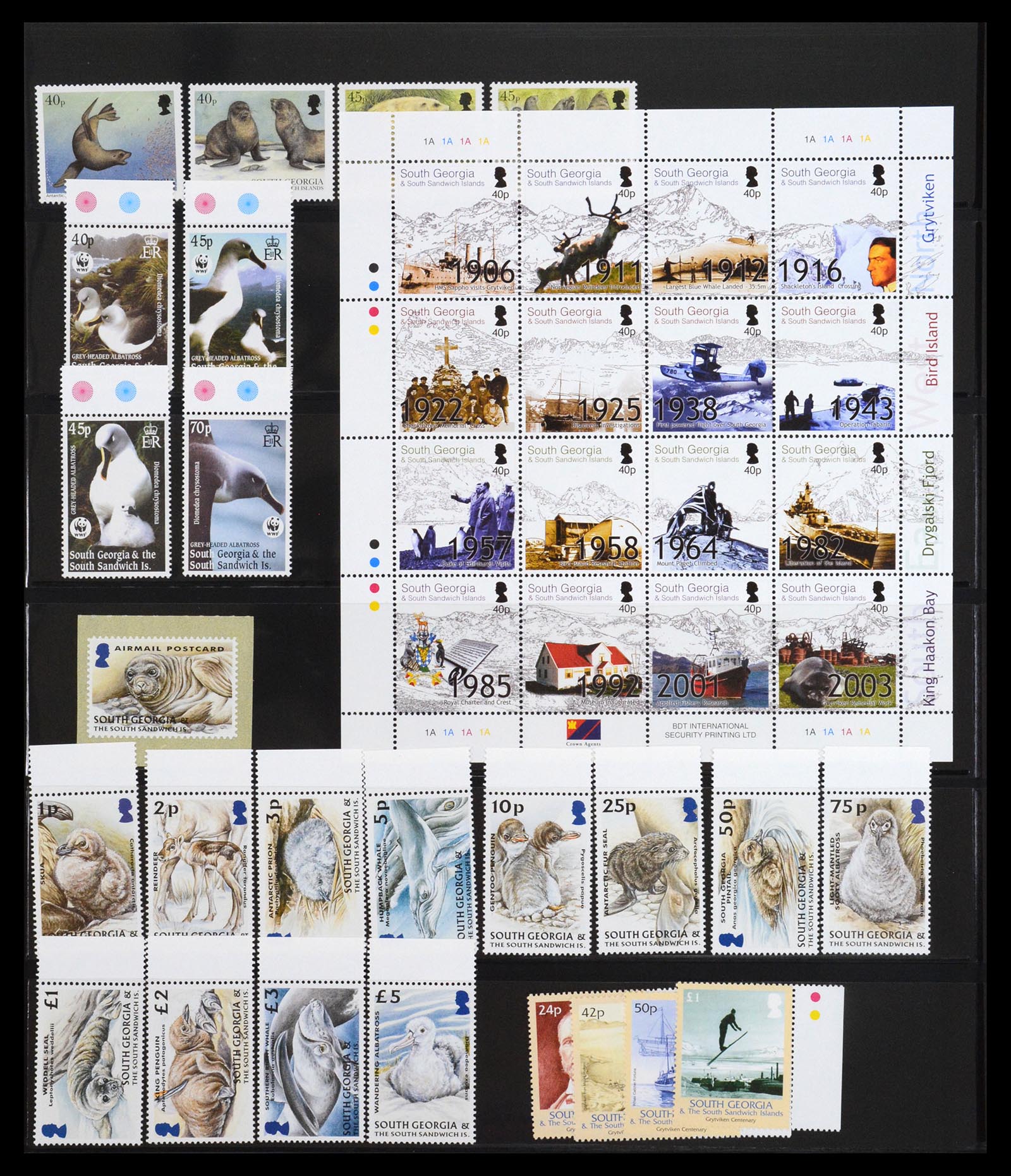 36638 059 - Postzegelverzameling 36638 Falkland Islands 1904-2005.