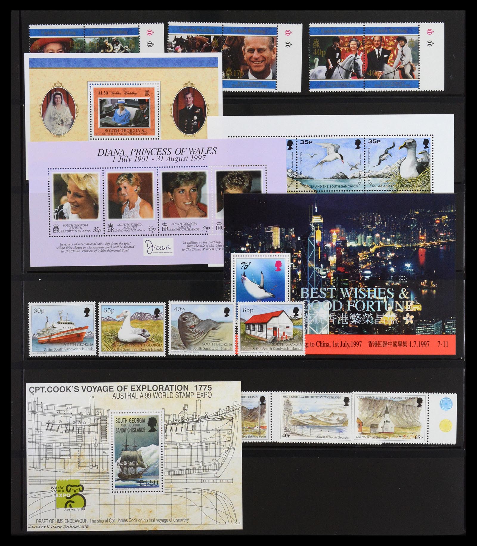 36638 060 - Stamp collection 36638 Falkland Eilanden 1904-2005.