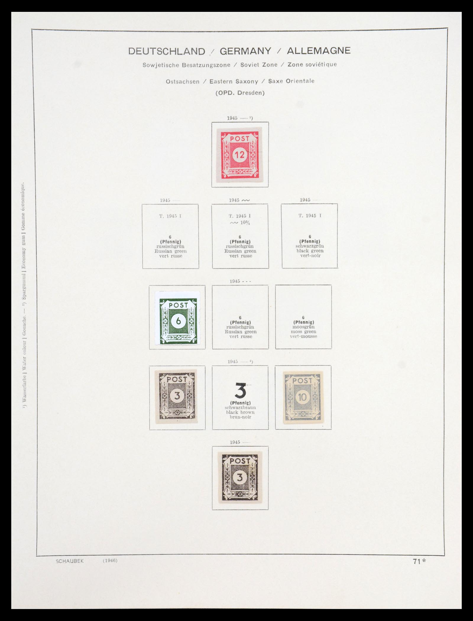 36641 003 - Stamp collection 36641 DDR en Sovjet Zone 1945-1964.