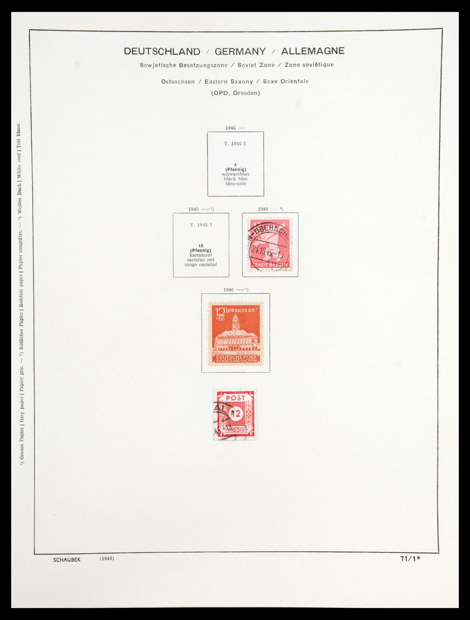 36641 005 - Postzegelverzameling 36641 GDR and Soviet Zone 1945-1964.