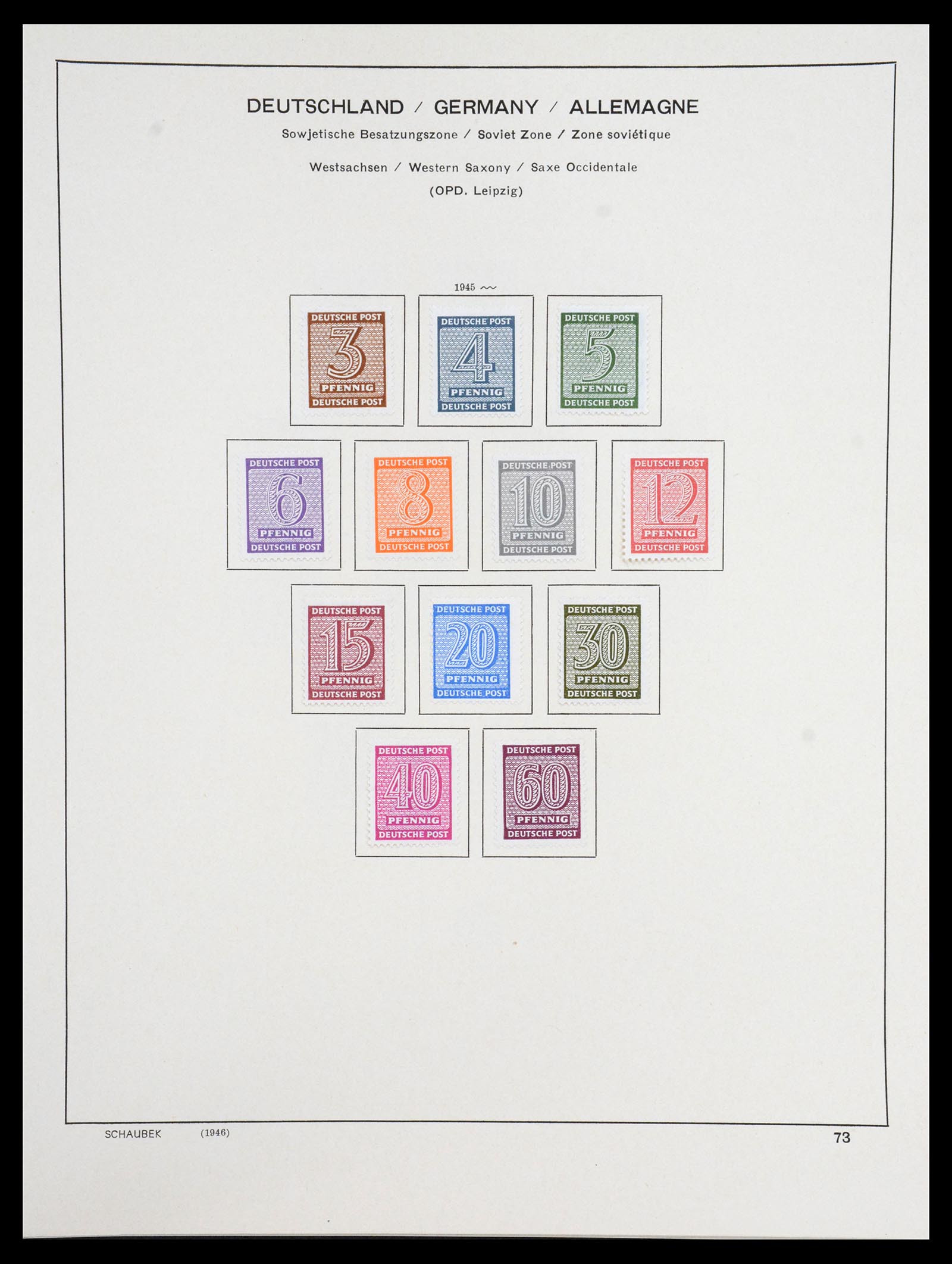 36641 008 - Postzegelverzameling 36641 GDR and Soviet Zone 1945-1964.