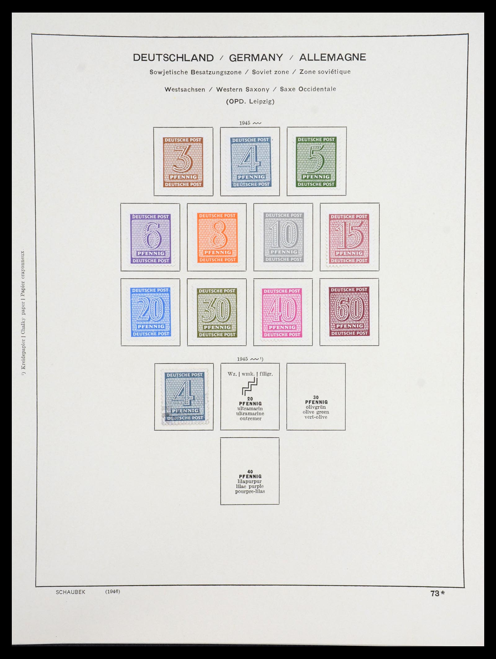 36641 009 - Stamp collection 36641 DDR en Sovjet Zone 1945-1964.