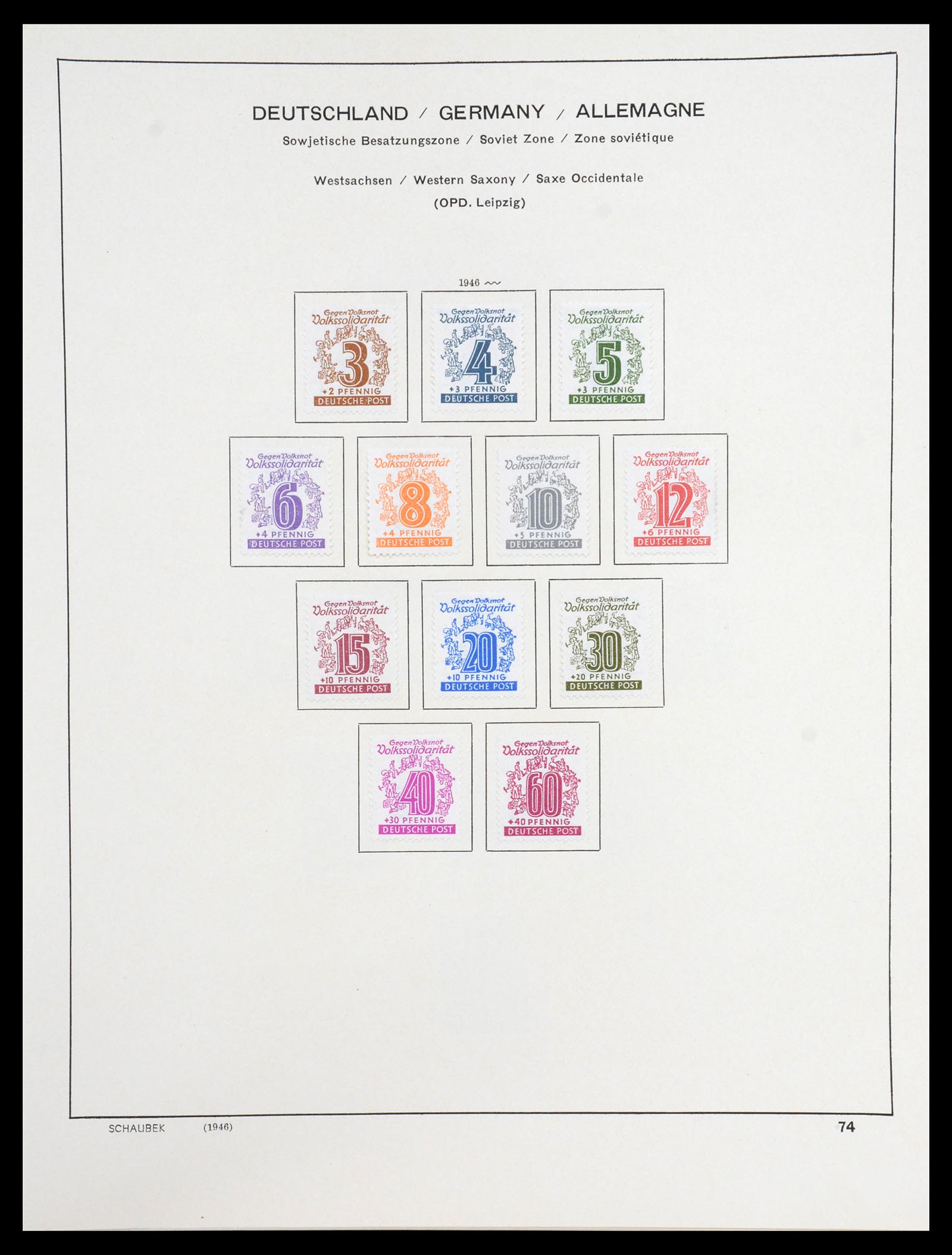 36641 010 - Postzegelverzameling 36641 GDR and Soviet Zone 1945-1964.