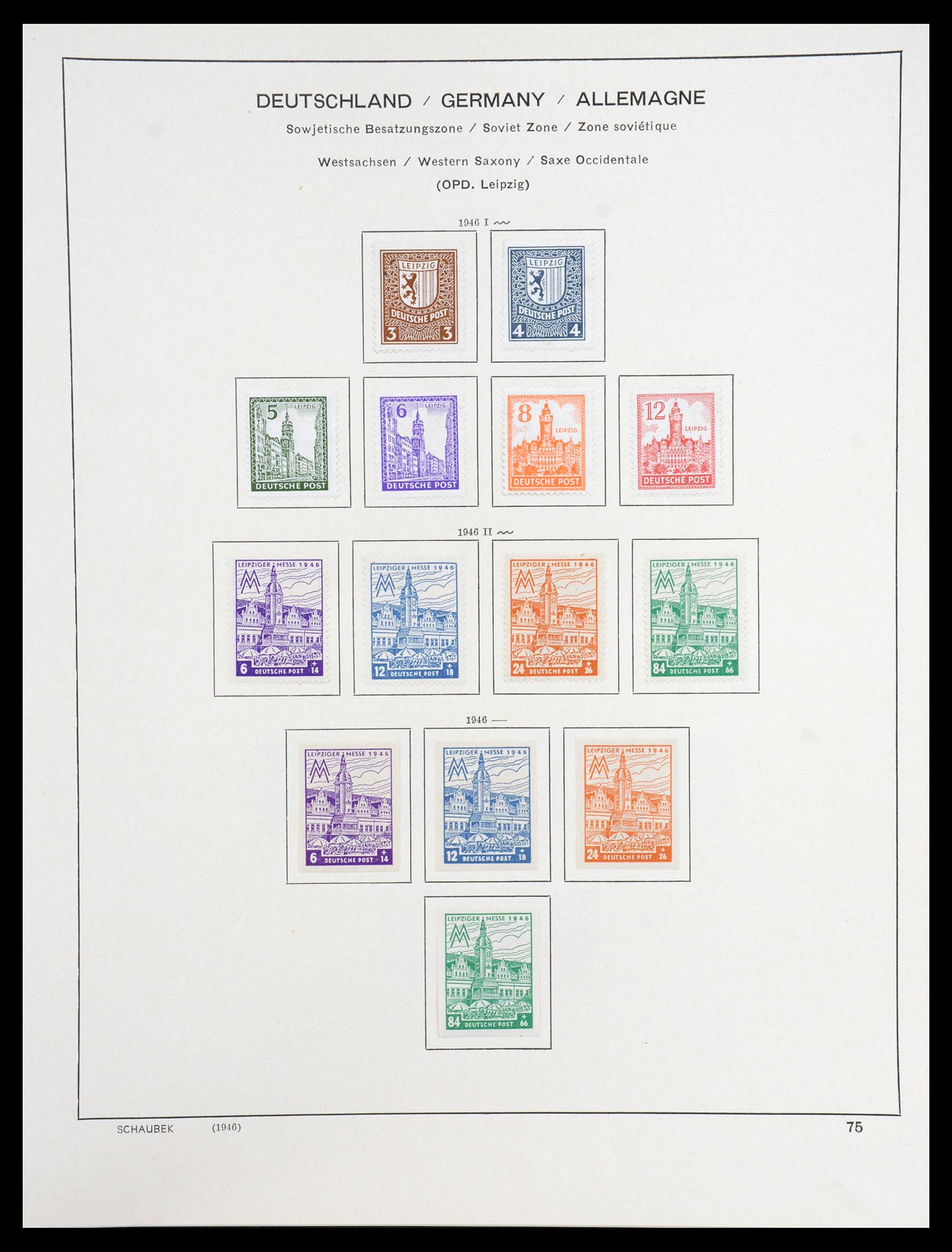 36641 011 - Stamp collection 36641 DDR en Sovjet Zone 1945-1964.