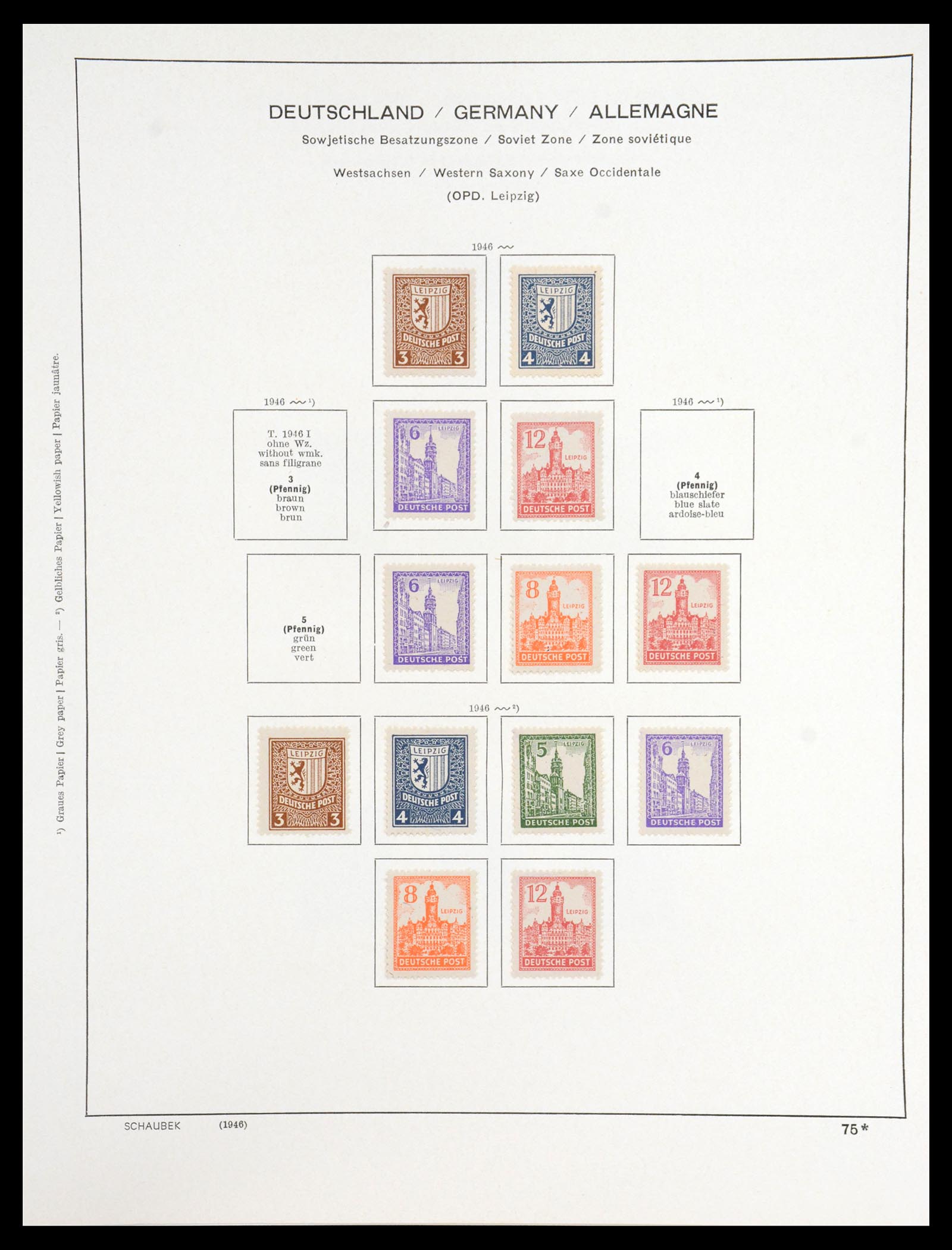 36641 012 - Stamp collection 36641 DDR en Sovjet Zone 1945-1964.