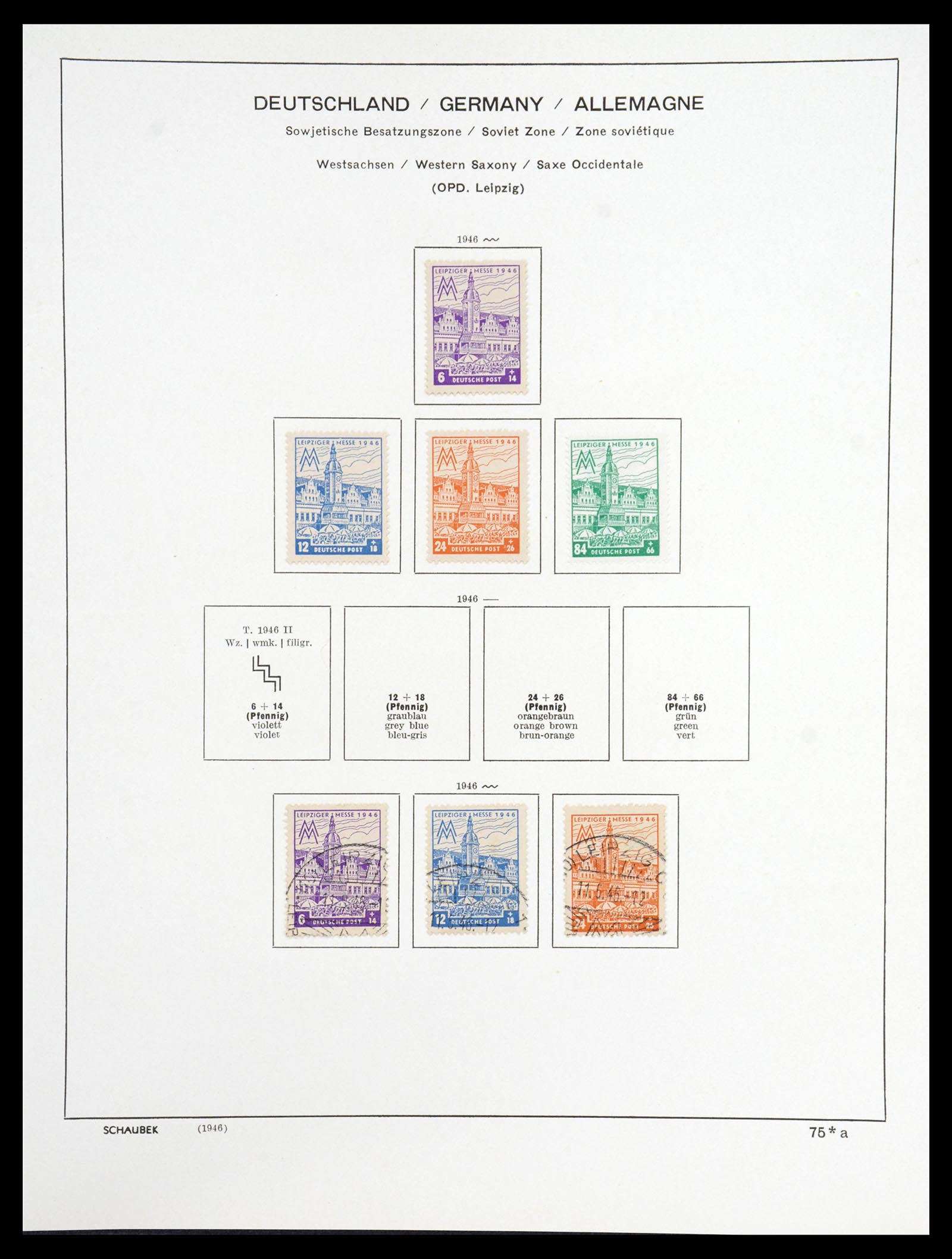 36641 013 - Stamp collection 36641 DDR en Sovjet Zone 1945-1964.