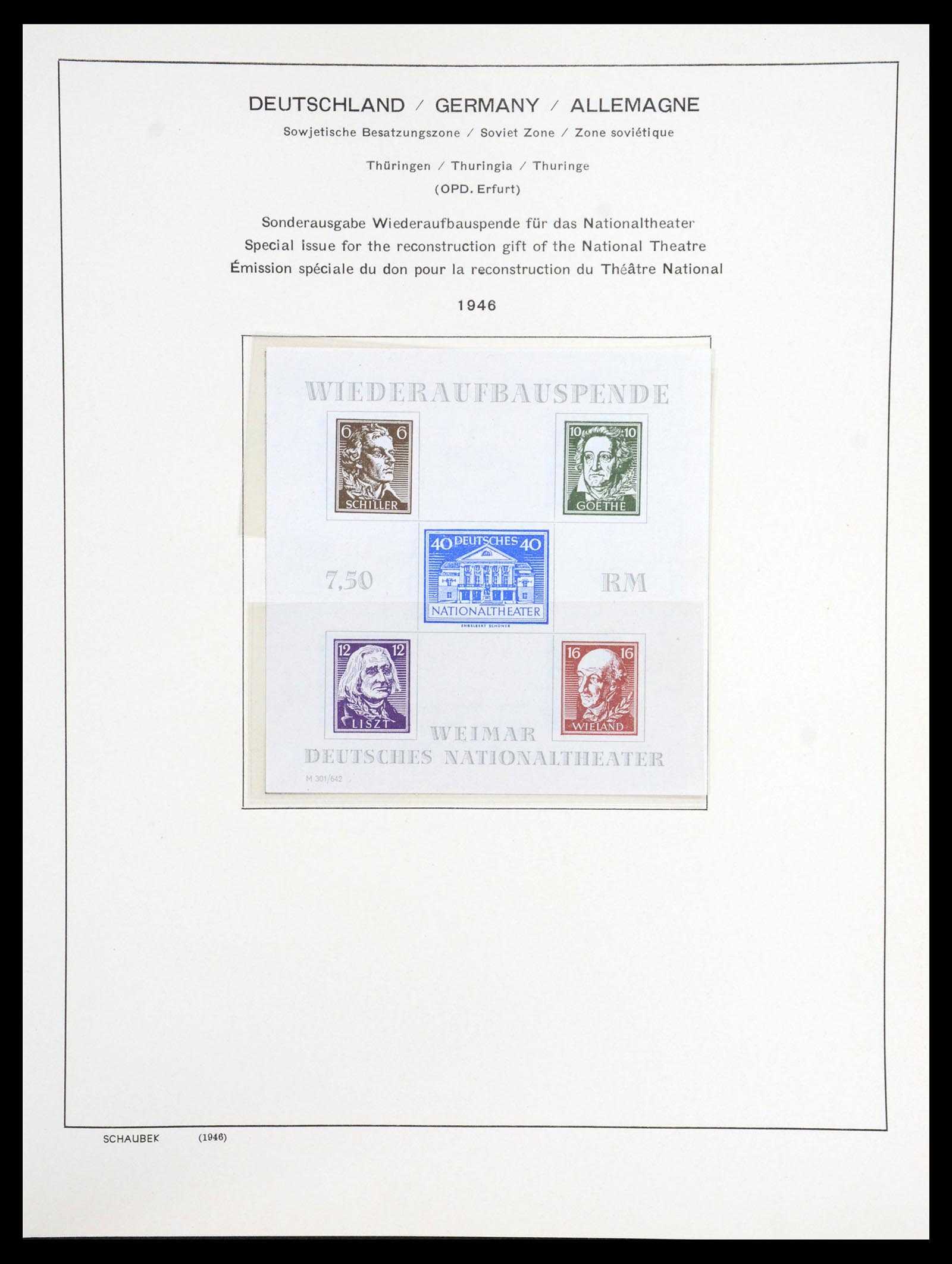36641 021 - Stamp collection 36641 DDR en Sovjet Zone 1945-1964.