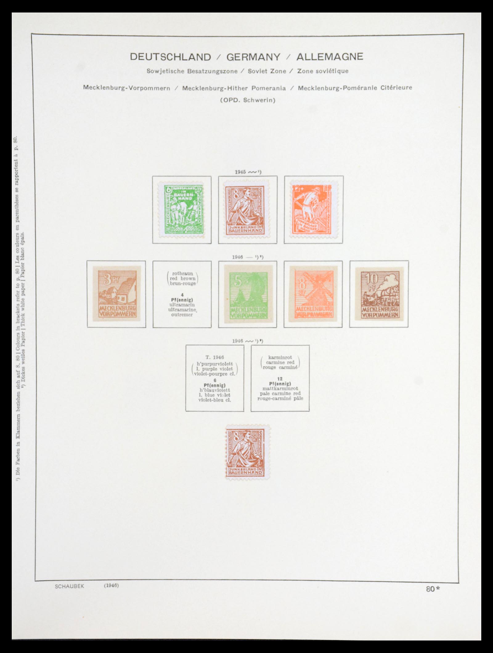 36641 025 - Stamp collection 36641 DDR en Sovjet Zone 1945-1964.