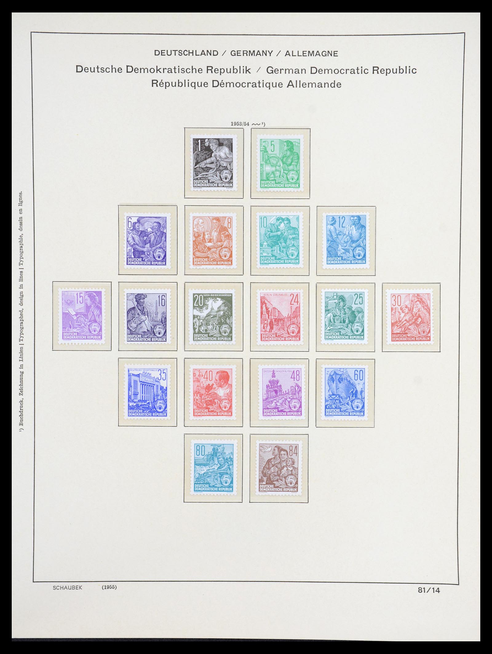 36641 049 - Stamp collection 36641 DDR en Sovjet Zone 1945-1964.
