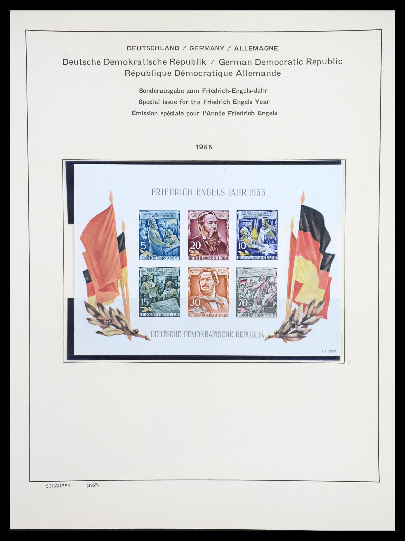 36641 057 - Stamp collection 36641 DDR en Sovjet Zone 1945-1964.