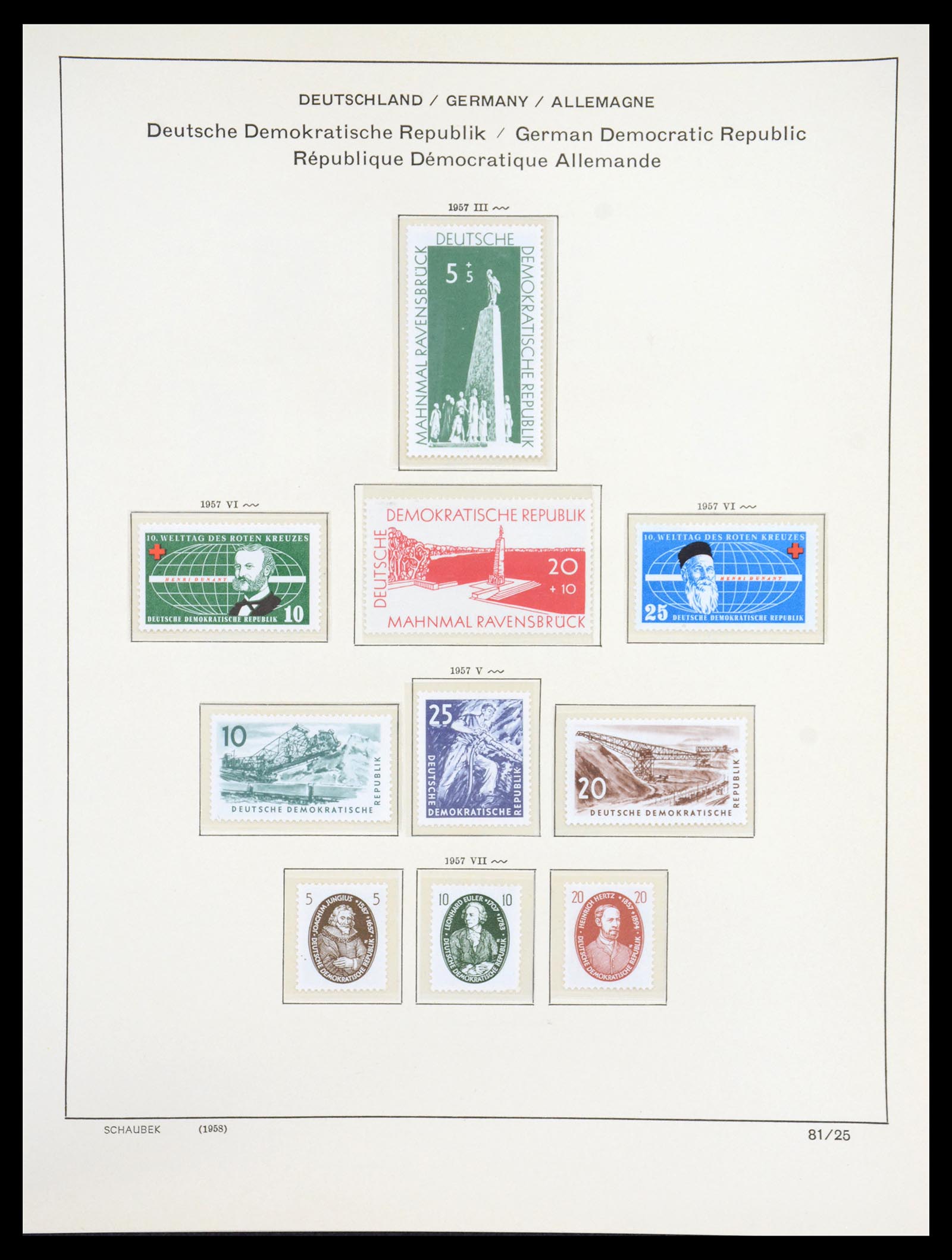 36641 064 - Stamp collection 36641 DDR en Sovjet Zone 1945-1964.