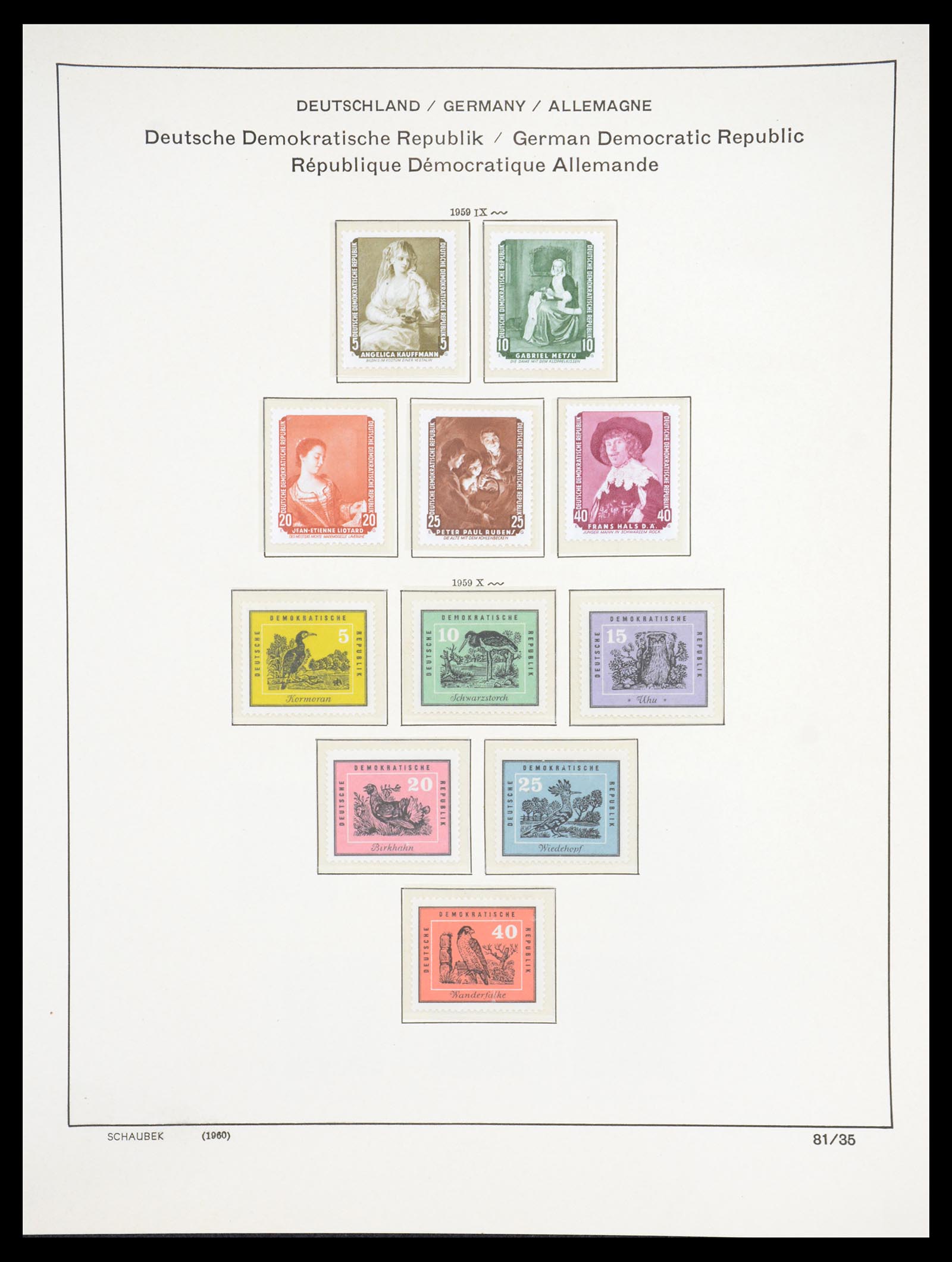 36641 076 - Stamp collection 36641 DDR en Sovjet Zone 1945-1964.