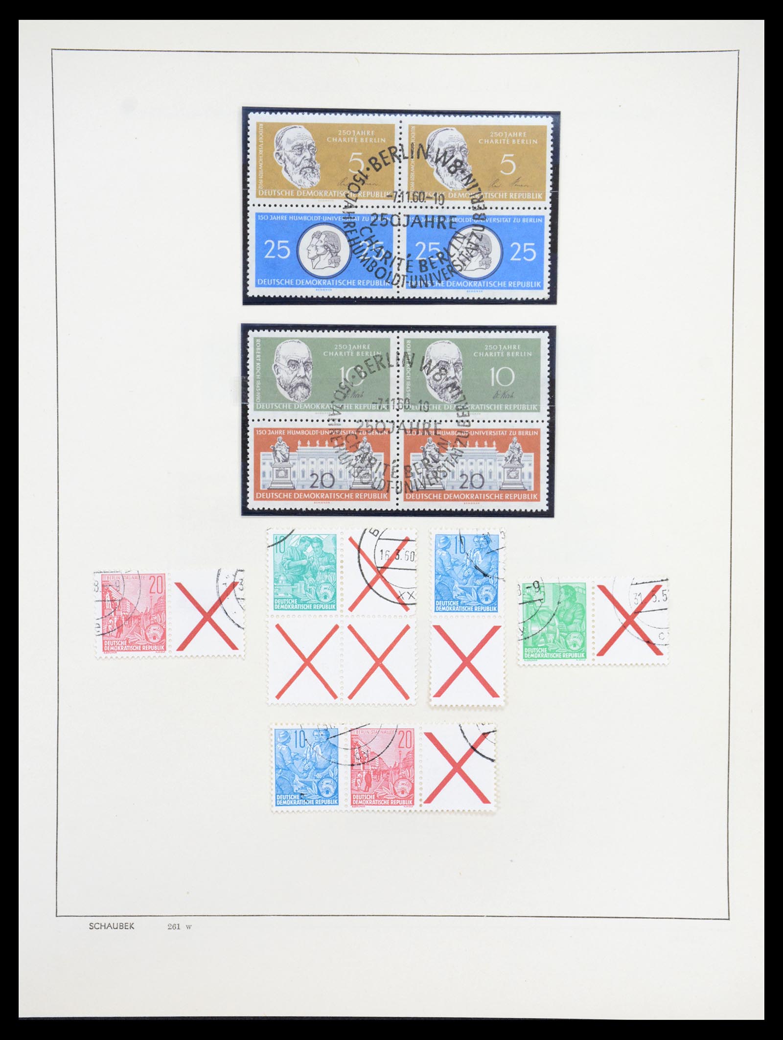 36641 086 - Stamp collection 36641 DDR en Sovjet Zone 1945-1964.