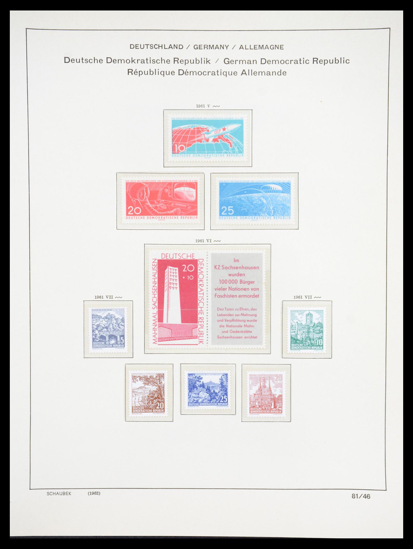 36641 089 - Stamp collection 36641 DDR en Sovjet Zone 1945-1964.