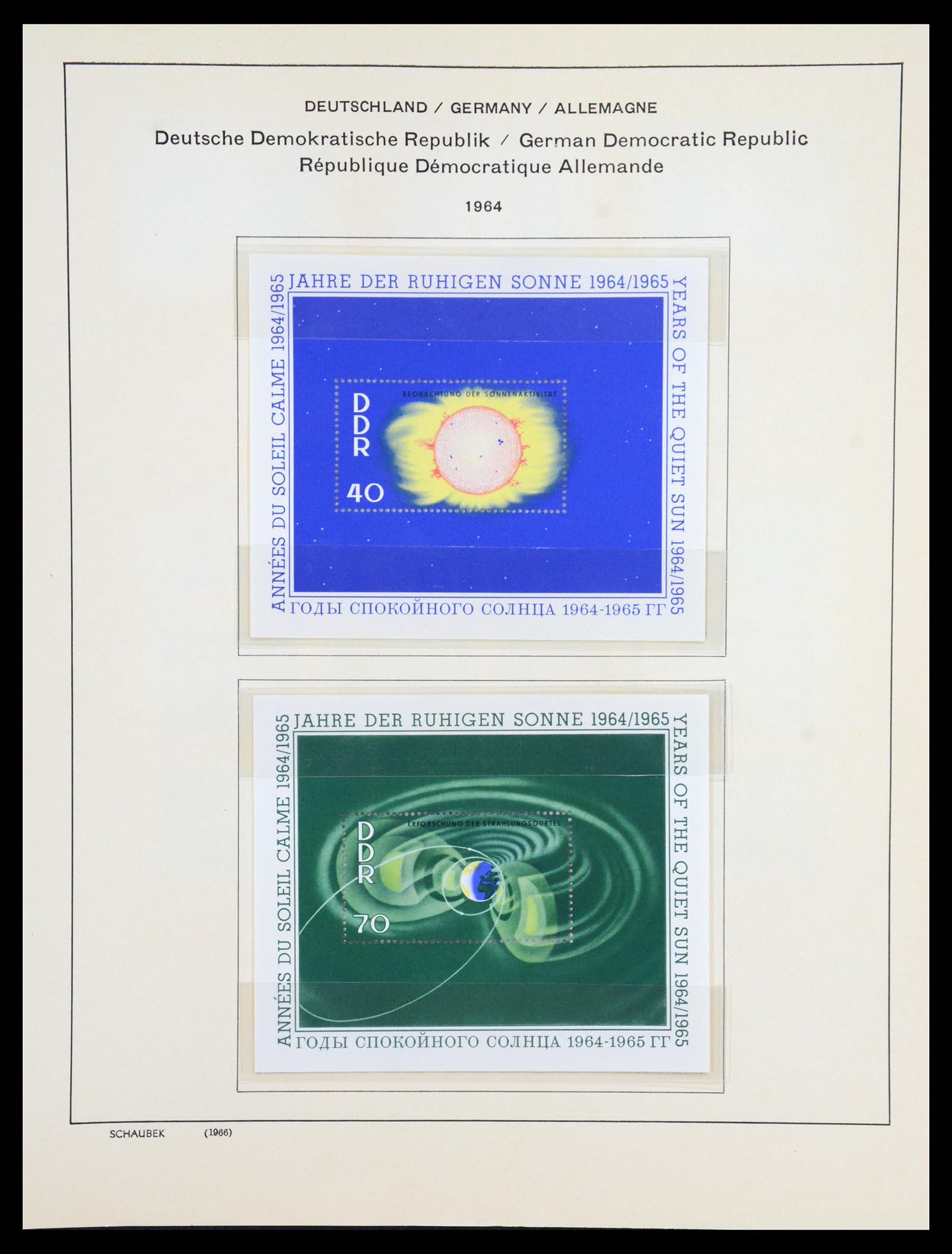 36641 120 - Postzegelverzameling 36641 GDR and Soviet Zone 1945-1964.