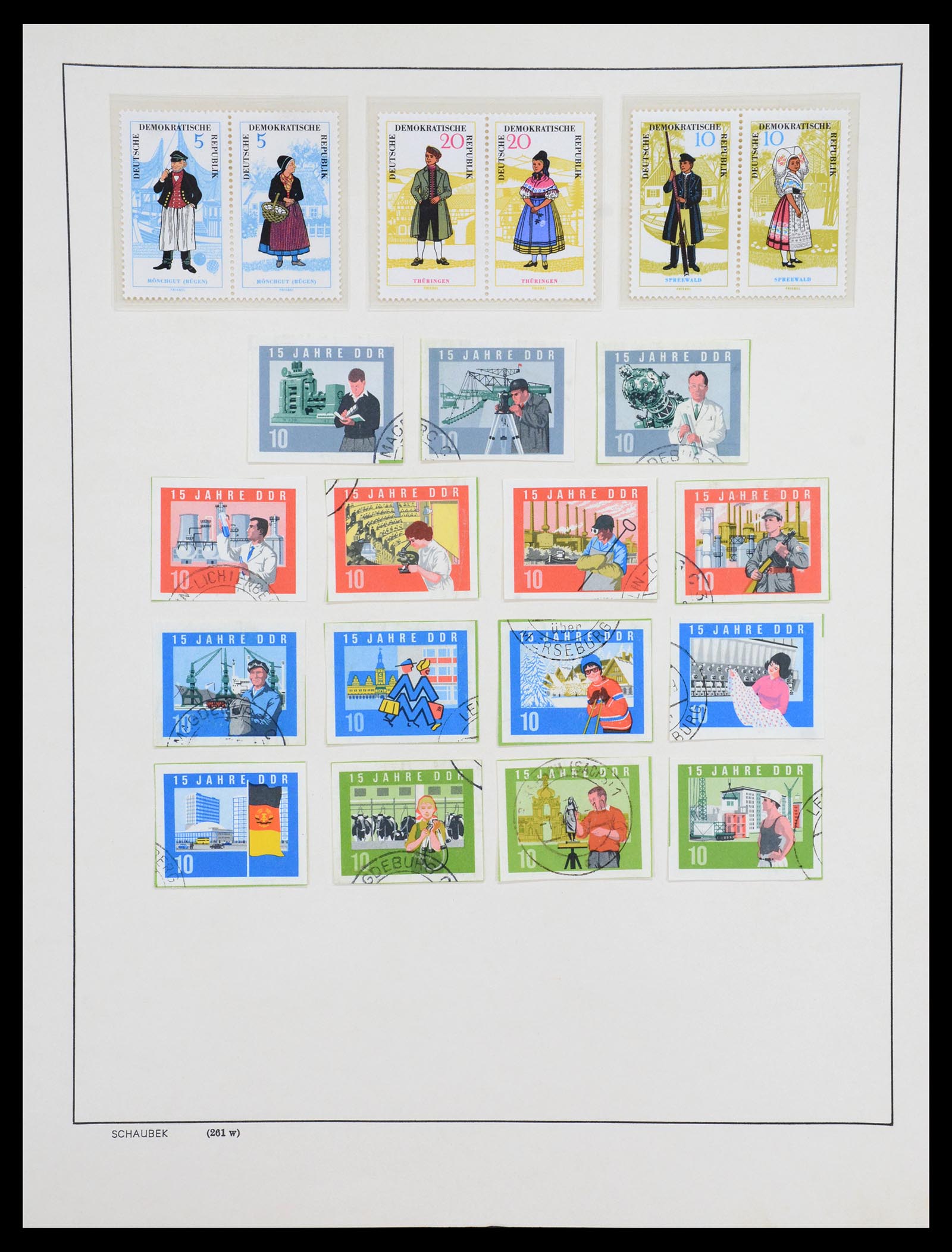 36641 121 - Stamp collection 36641 DDR en Sovjet Zone 1945-1964.