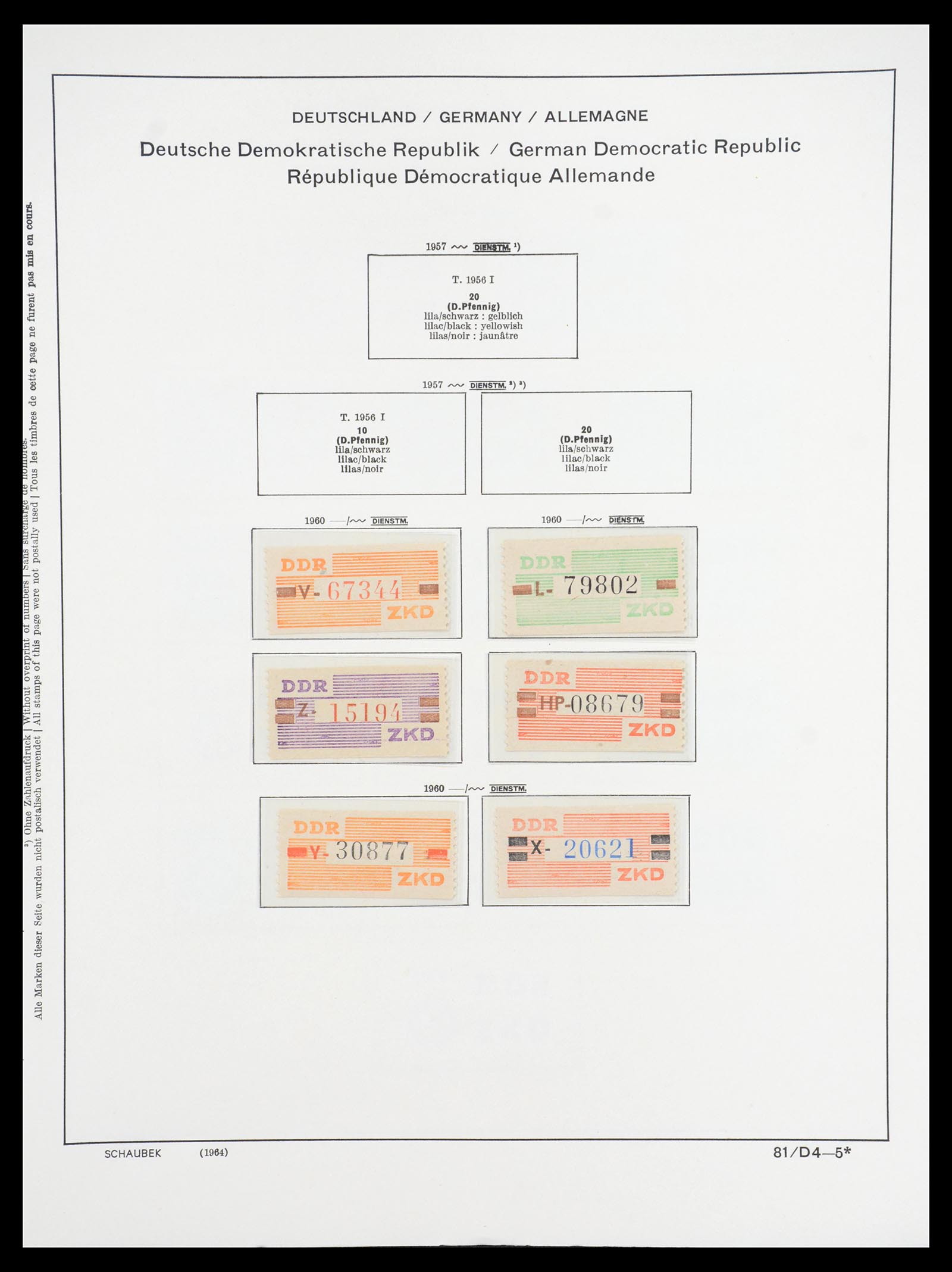 36641 128 - Postzegelverzameling 36641 GDR and Soviet Zone 1945-1964.