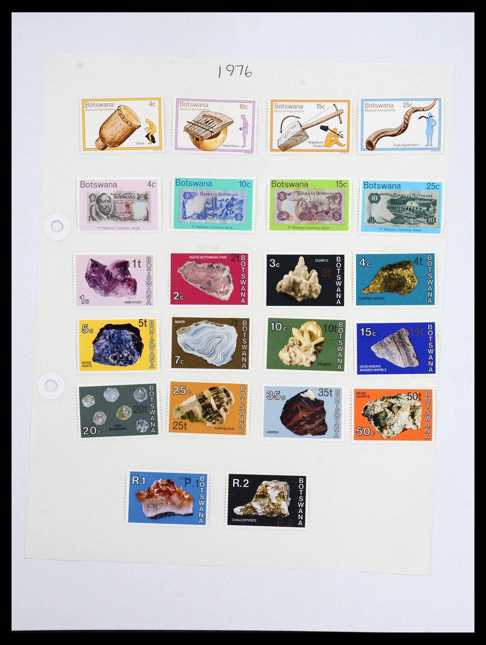 36643 010 - Postzegelverzameling 36643 Botswana 1966-2002.