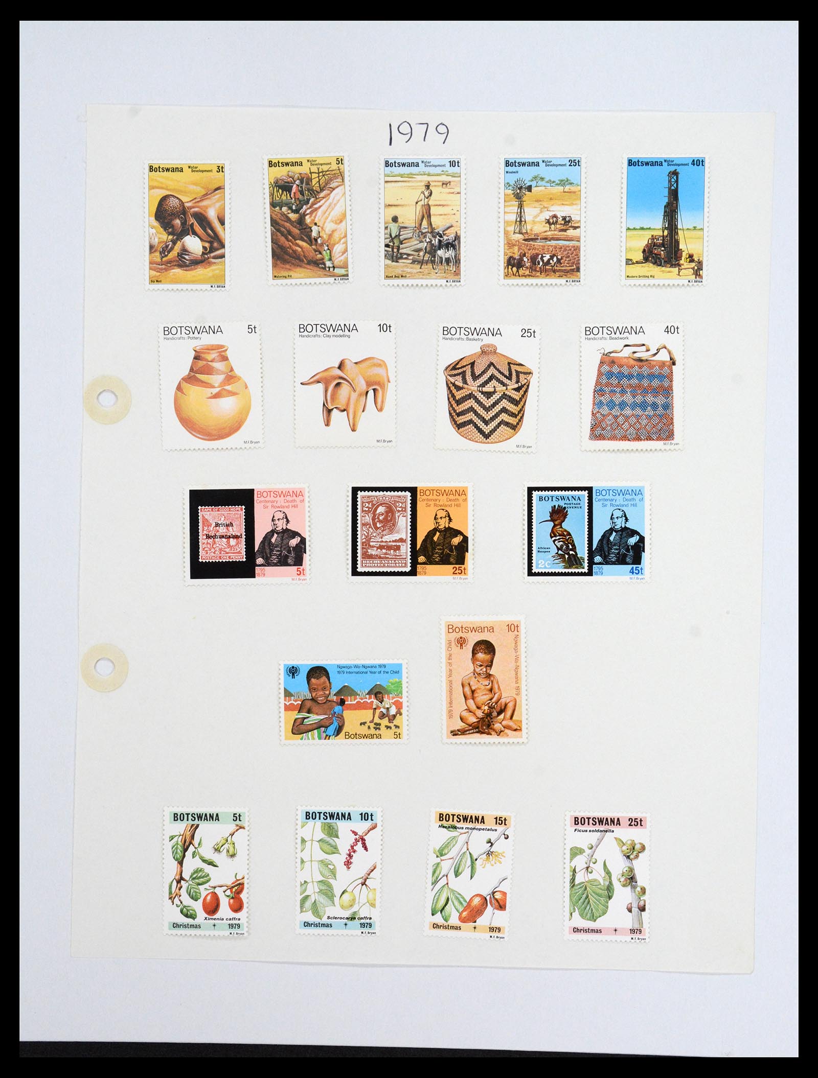 36643 015 - Postzegelverzameling 36643 Botswana 1966-2002.