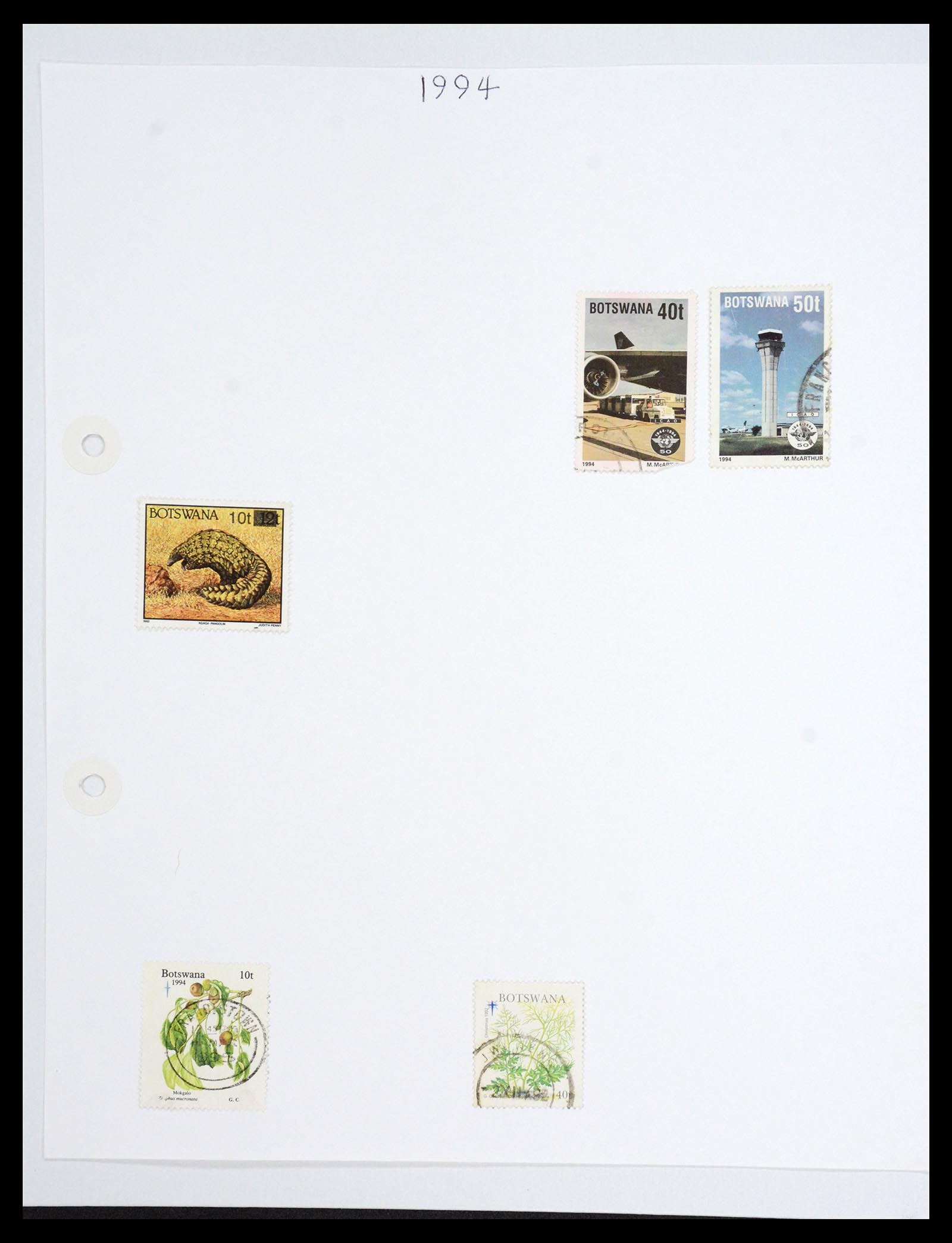 36643 033 - Postzegelverzameling 36643 Botswana 1966-2002.