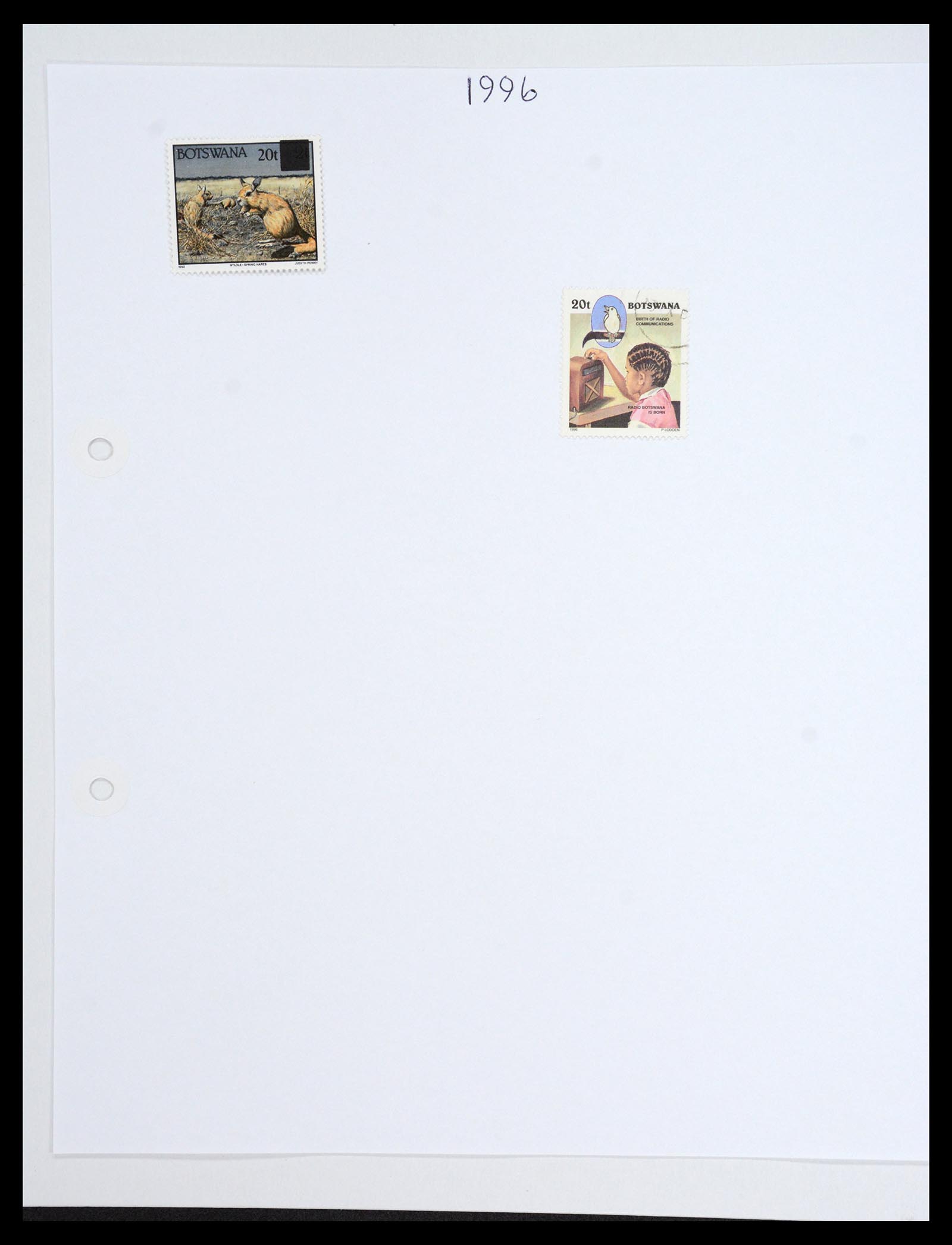 36643 034 - Postzegelverzameling 36643 Botswana 1966-2002.