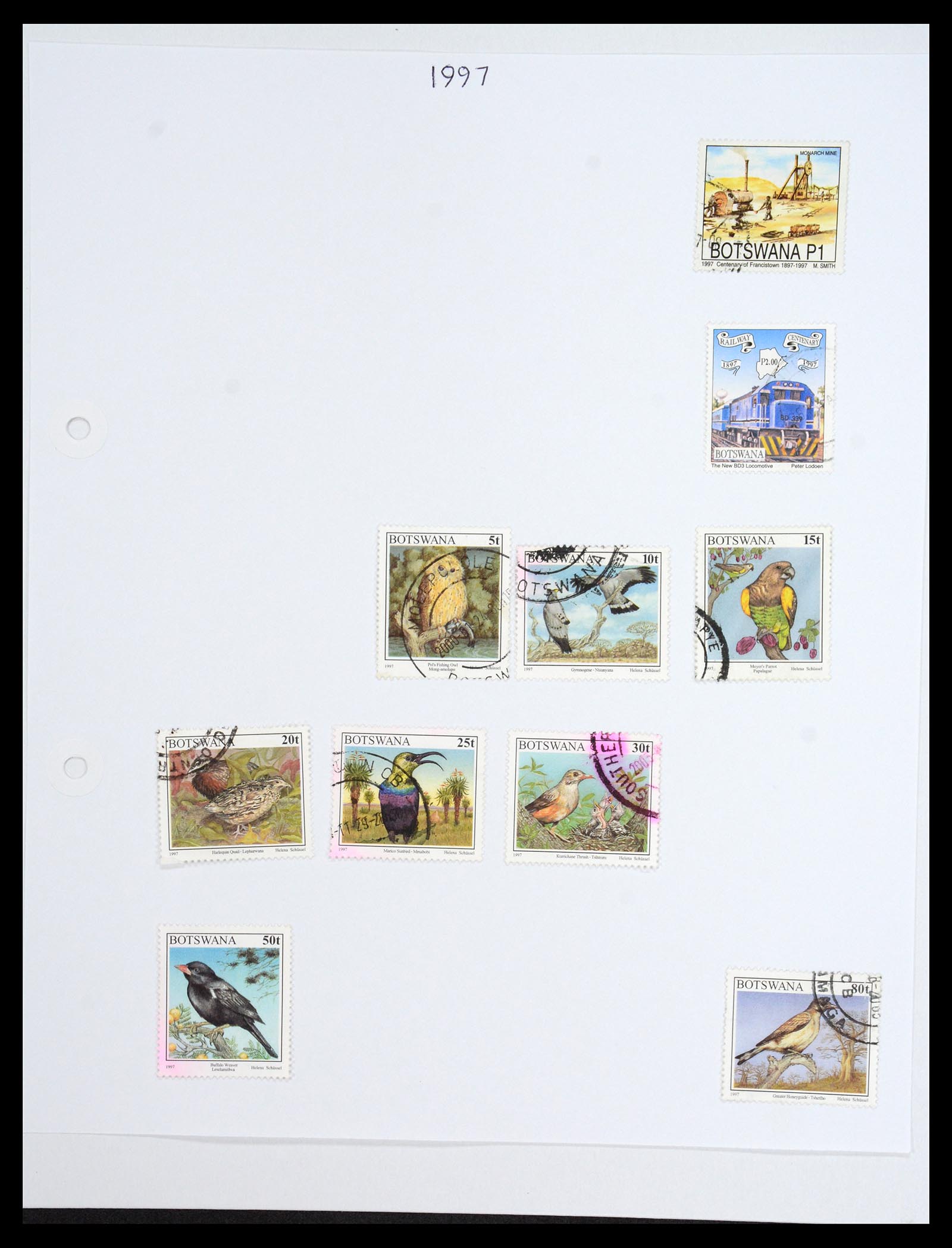 36643 035 - Postzegelverzameling 36643 Botswana 1966-2002.