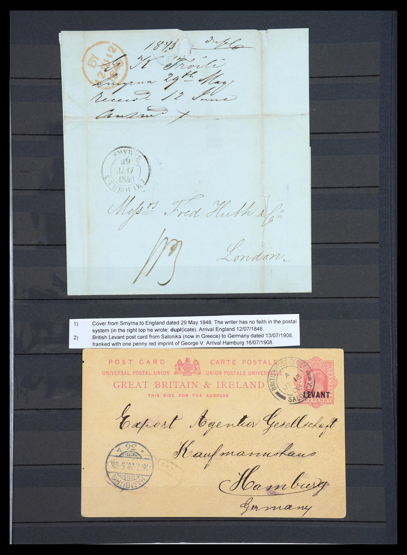 36645 012 - Postzegelverzameling 36645 Brittsh Levant 1867-1923.