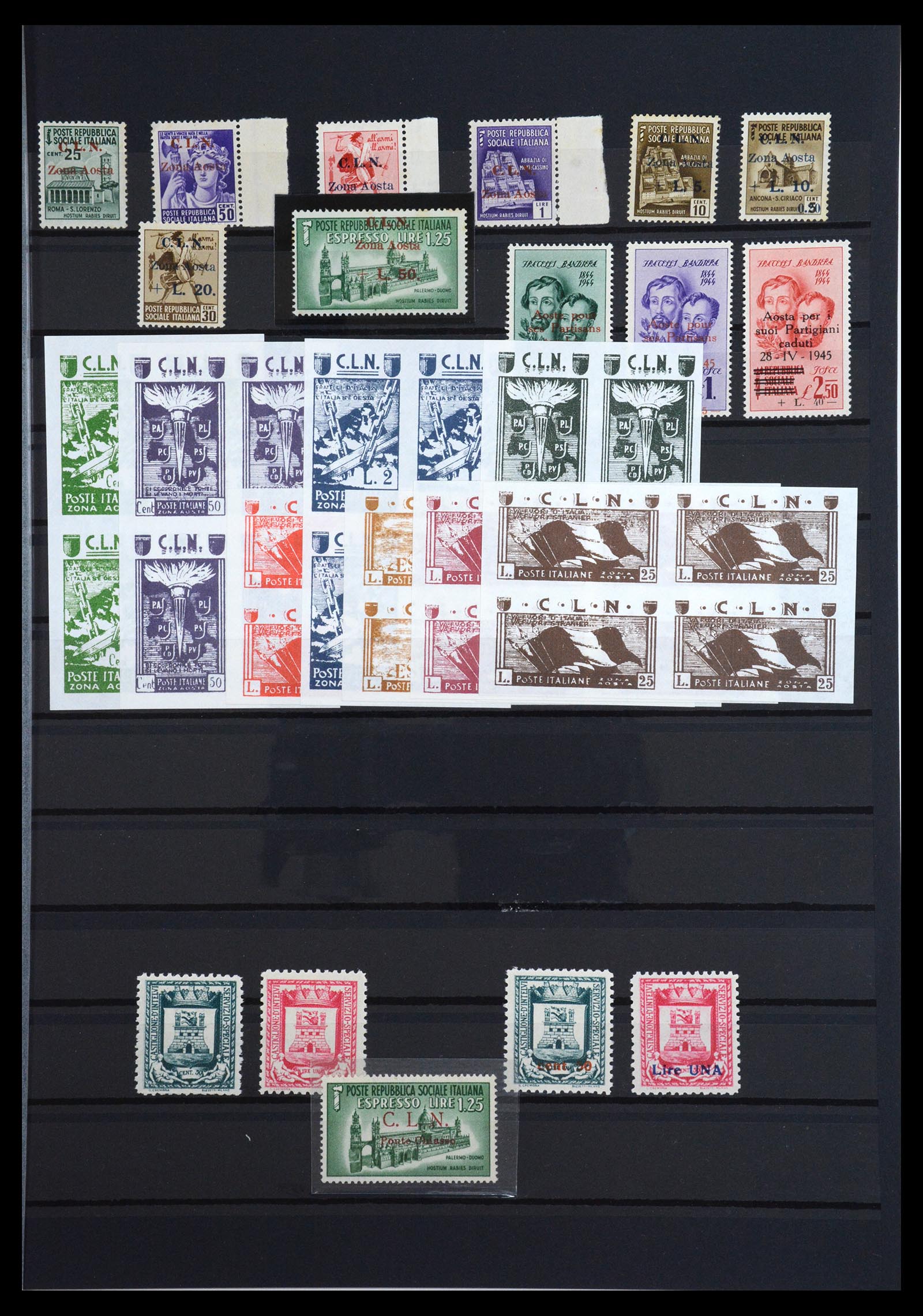 36663 005 - Postzegelverzameling 36663 Italië en gebieden 1861-1956.